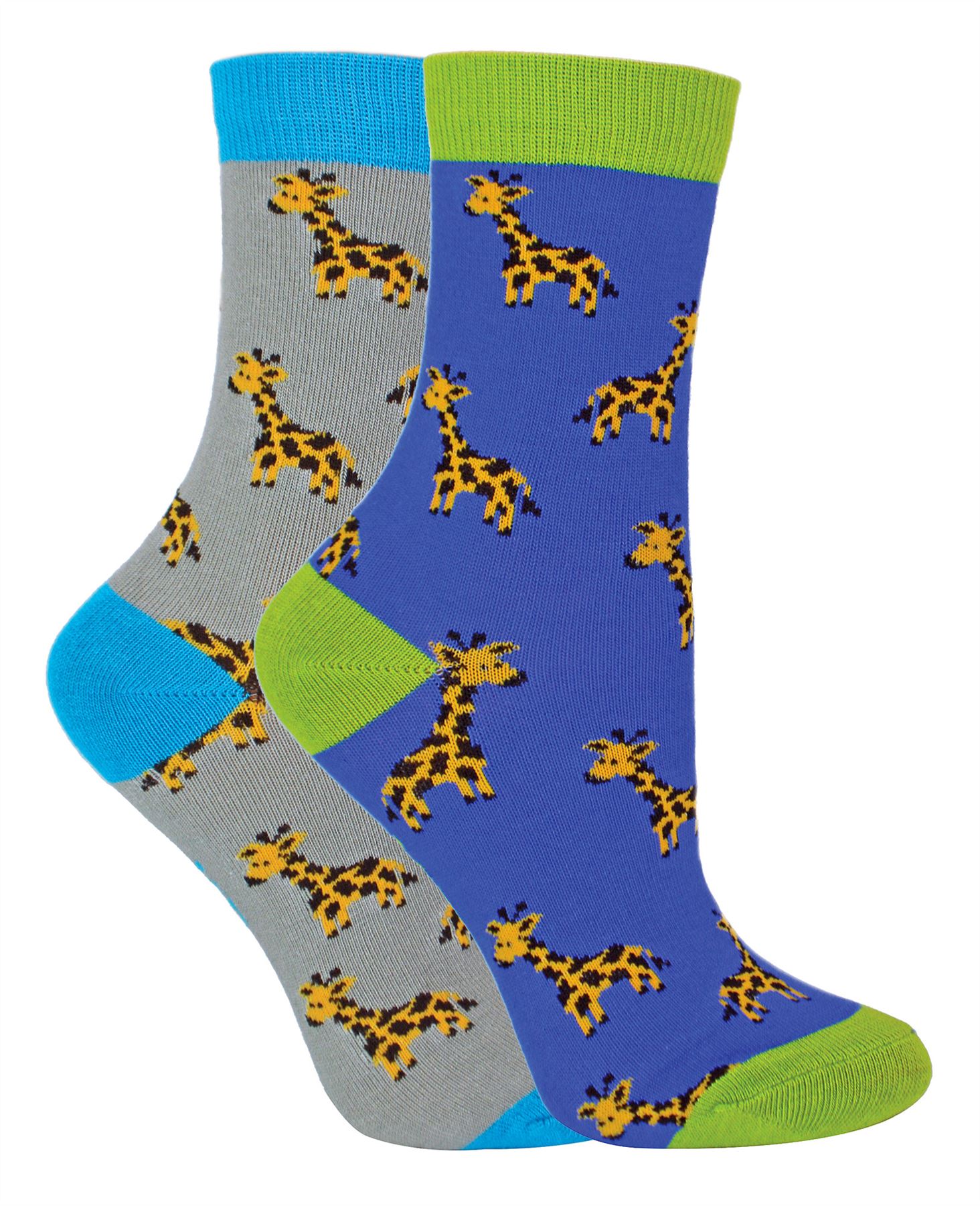 2 Pack Animal Pattern Socks for Boys | Mr Heron | Novelty Bamboo Kids Socks - Picture 8 of 21