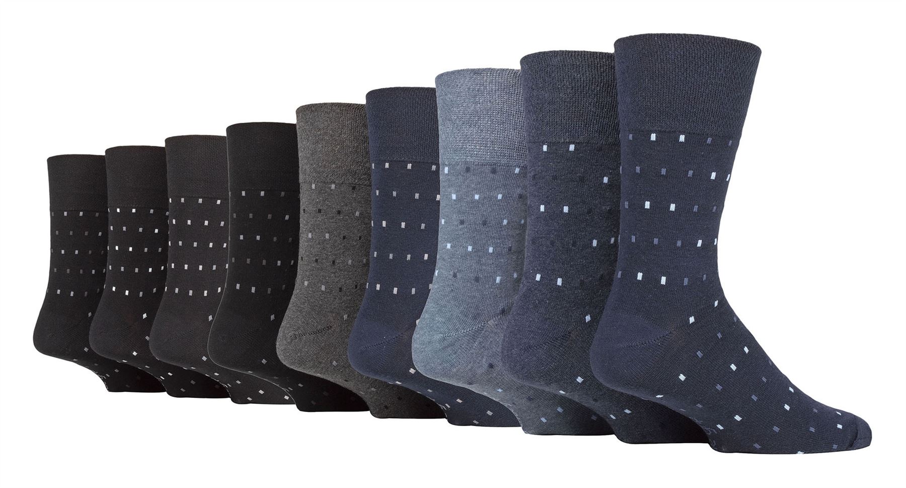 Mens Socks, Soft Comfortable Top, 3 Pairs Of Plain Brown Socks, 6-11 UK, 39-45 EU, Light Hold Honeycomb Top, Non Elastic Diabetic Socks