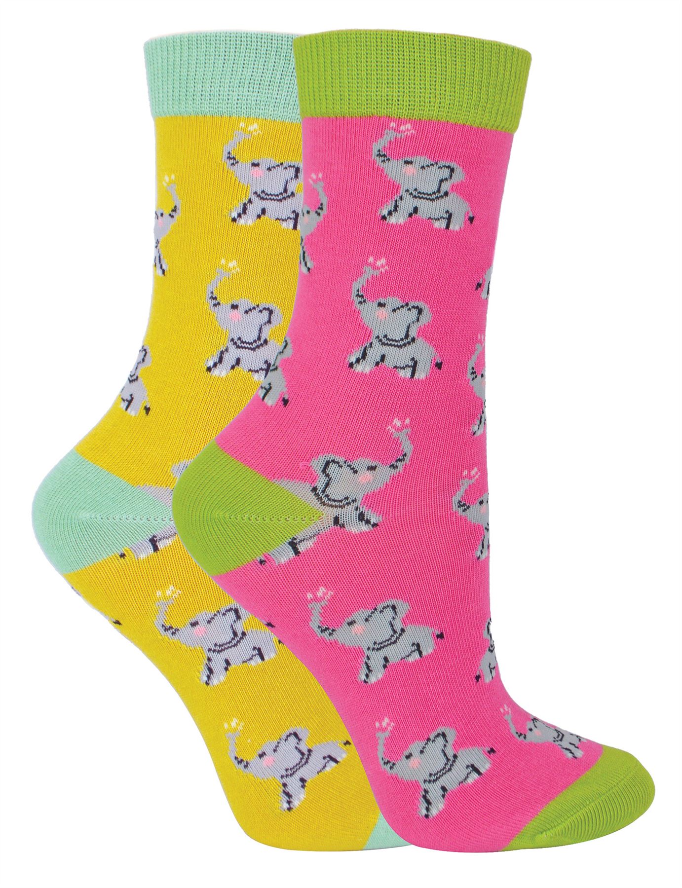 2 Pack Animal Pattern Socks for Girls | Miss Sparrow | Soft Bamboo Kids Socks - Picture 4 of 23