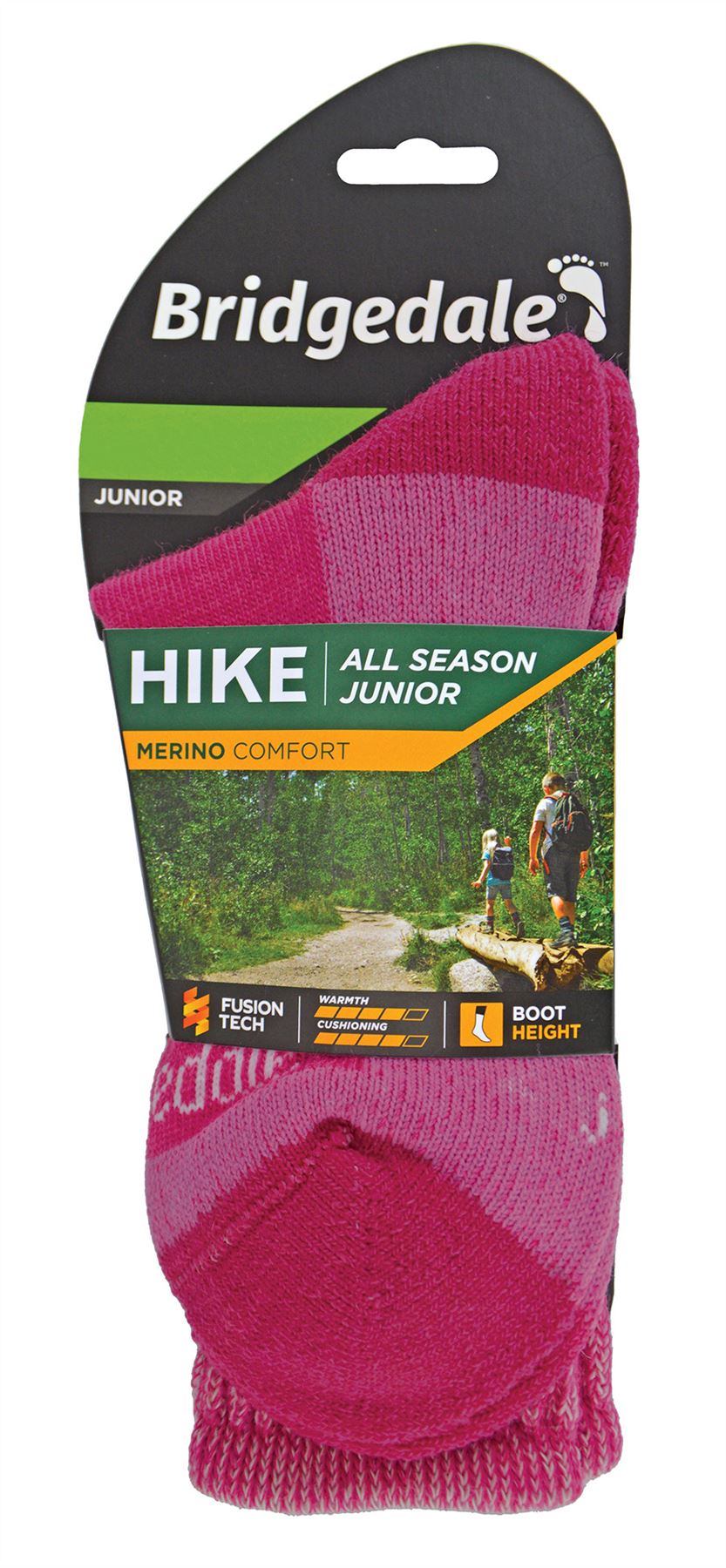 Bridgedale - Calcetines para botas de lana merino para niños | Calcetines para senderismo caminar al aire libre - Imagen 5 de 7