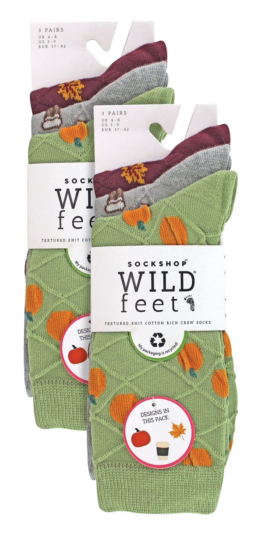 6PK - Wildfeet Texture Knit Socks - Picture 3 of 9