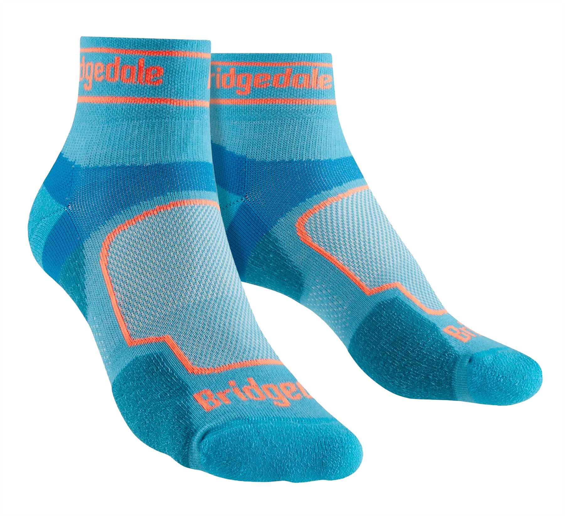 Bridgedale - Ladies Trail Sport Ultralight T2 Coolmax Ankle Socks - Picture 2 of 7