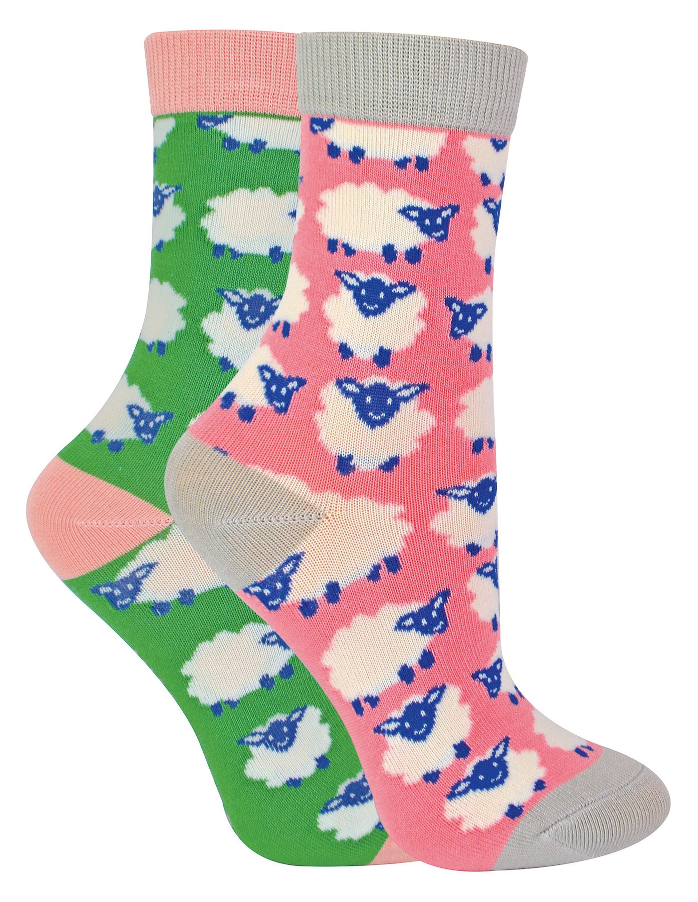 2 Pack Animal Pattern Socks for Girls | Miss Sparrow | Soft Bamboo Kids Socks - Picture 18 of 23