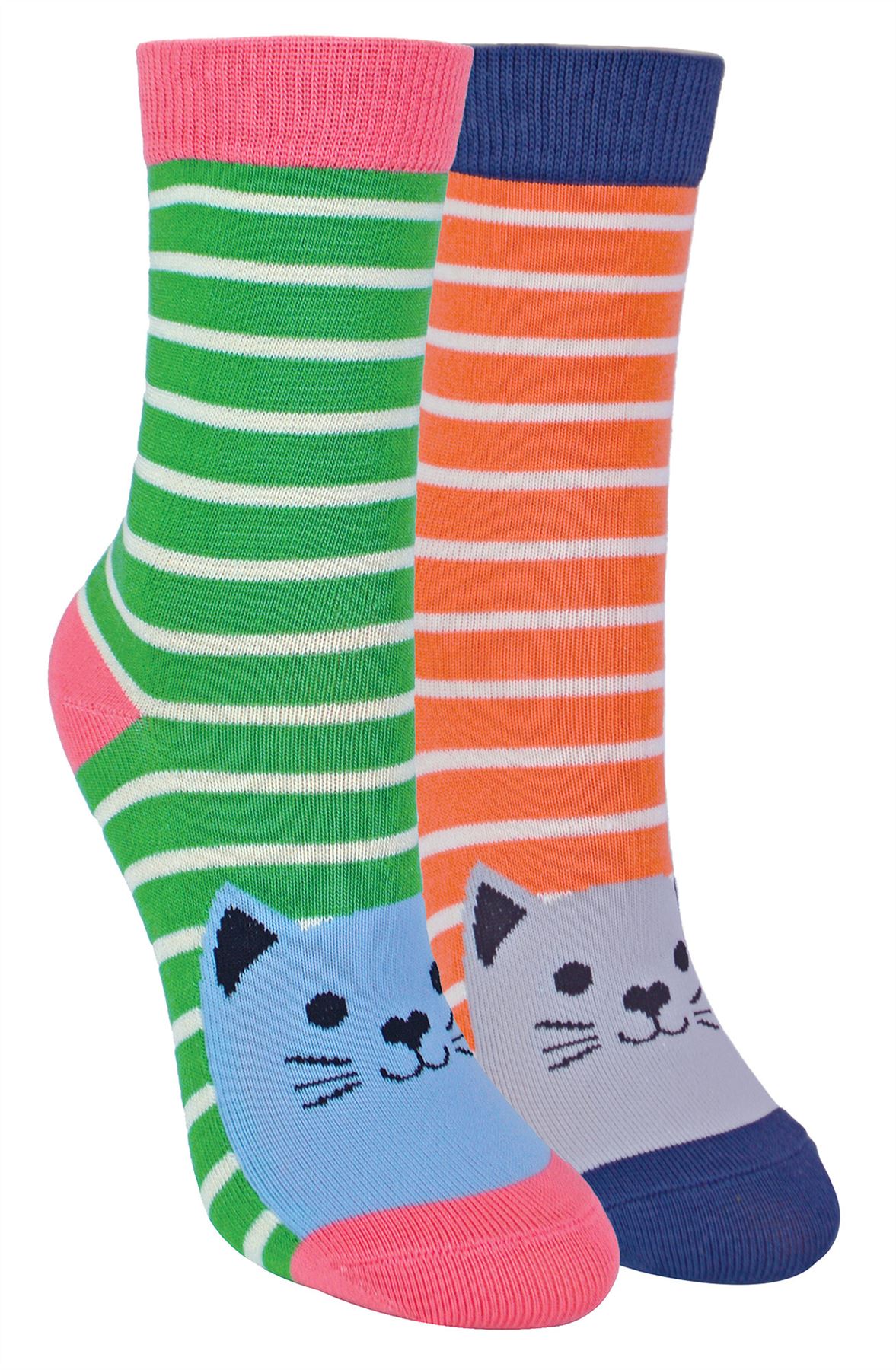 2 Pack Animal Pattern Socks for Girls | Miss Sparrow | Soft Bamboo Kids Socks - Picture 10 of 23