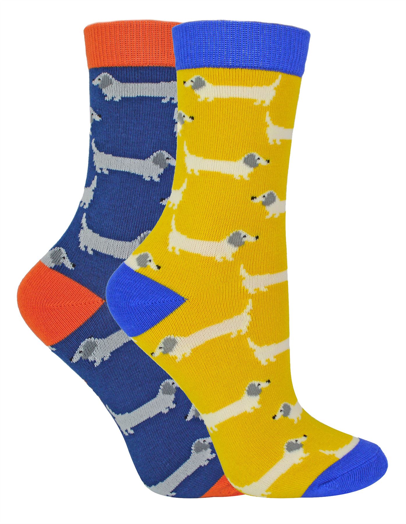 2 Pack Animal Pattern Socks for Boys | Mr Heron | Novelty Bamboo Kids Socks - Picture 14 of 21