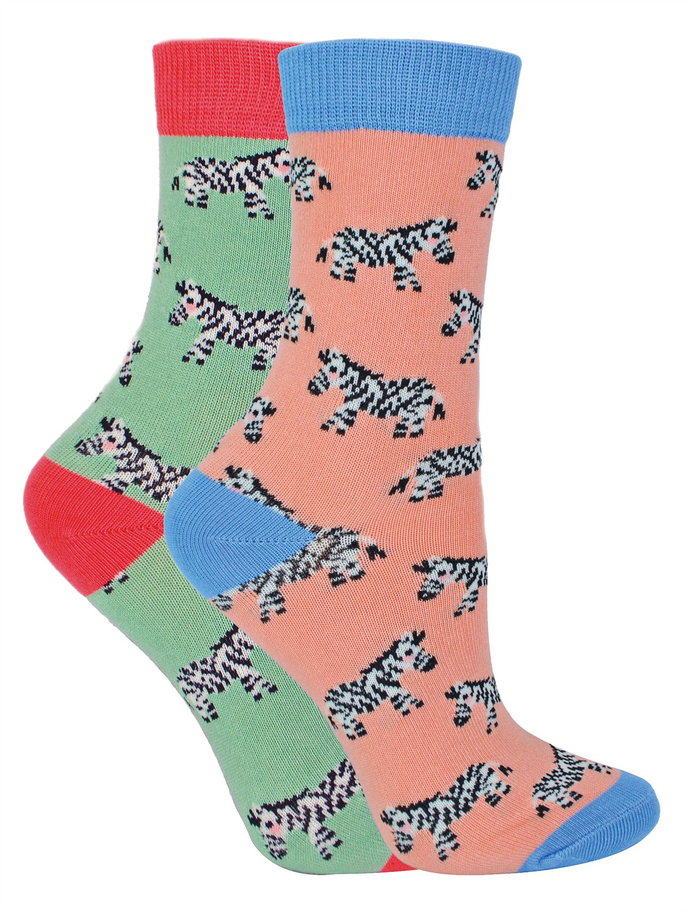 2 Pack Animal Pattern Socks for Girls | Miss Sparrow | Soft Bamboo Kids Socks - Picture 22 of 23