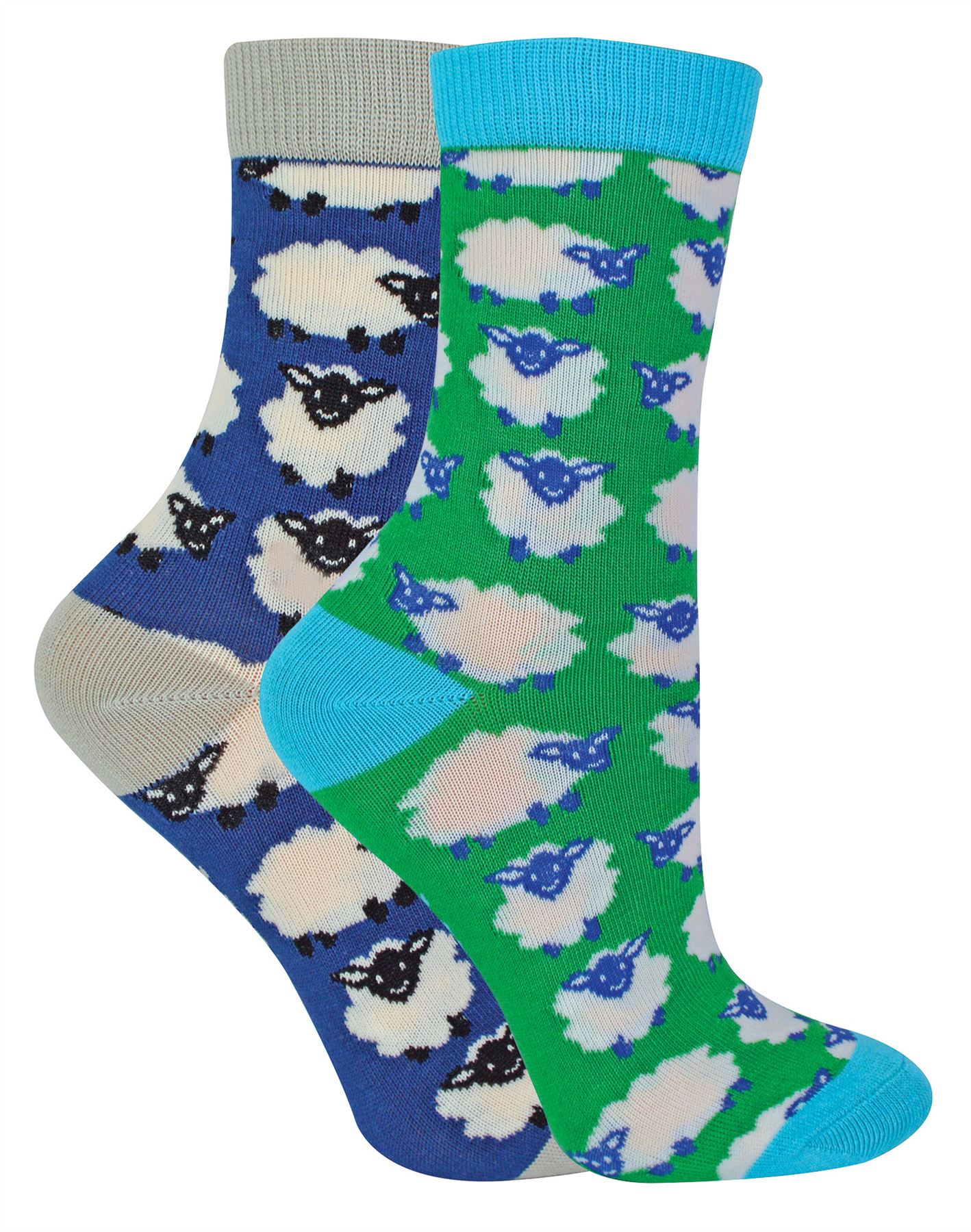 2 Pack Animal Pattern Socks for Boys | Mr Heron | Novelty Bamboo Kids Socks - Picture 16 of 21