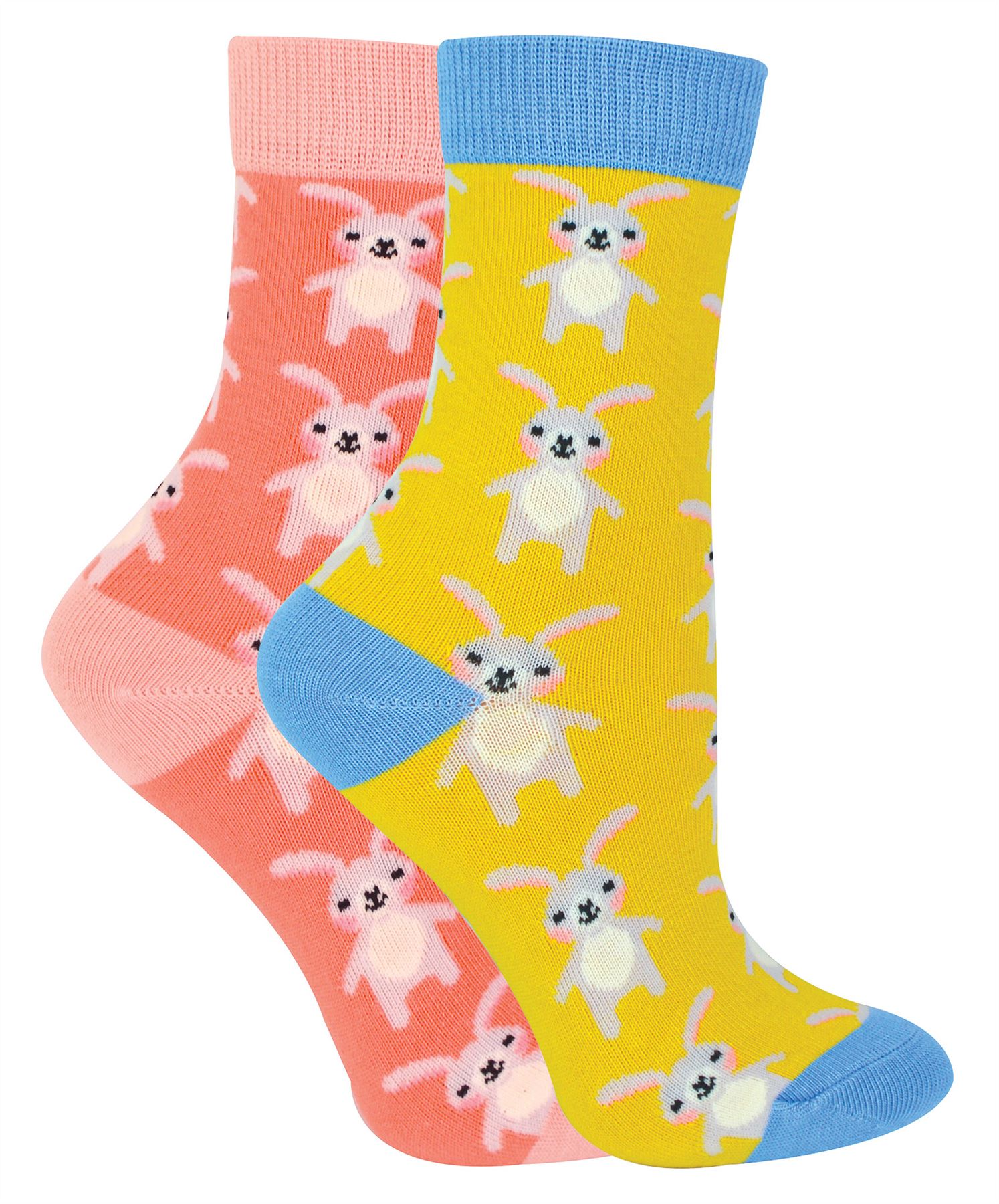 2 Pack Animal Pattern Socks for Girls | Miss Sparrow | Soft Bamboo Kids Socks - Picture 14 of 23