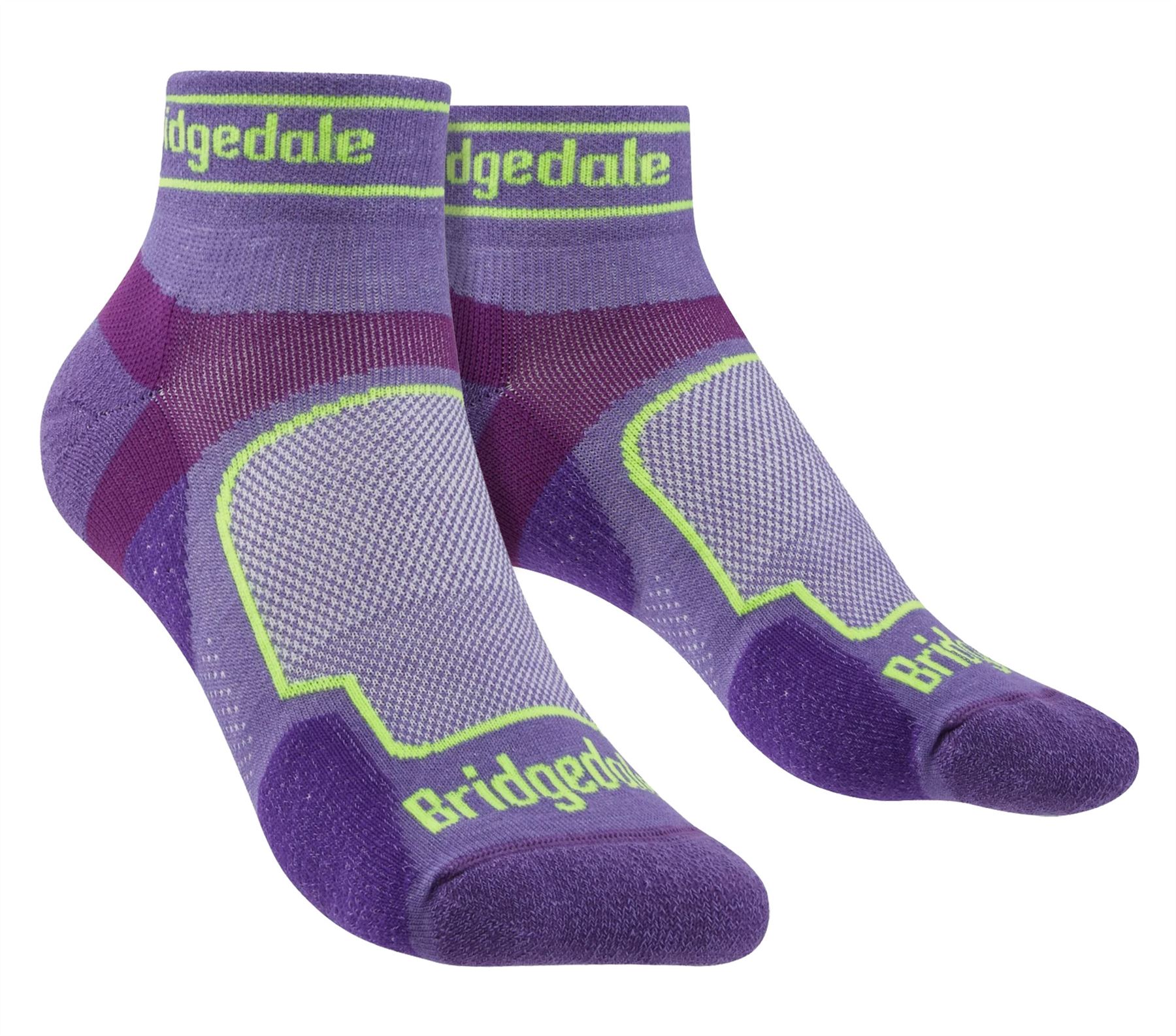 Bridgedale - Ladies Trail Sport Ultralight T2 Coolmax Ankle Socks - Picture 6 of 7