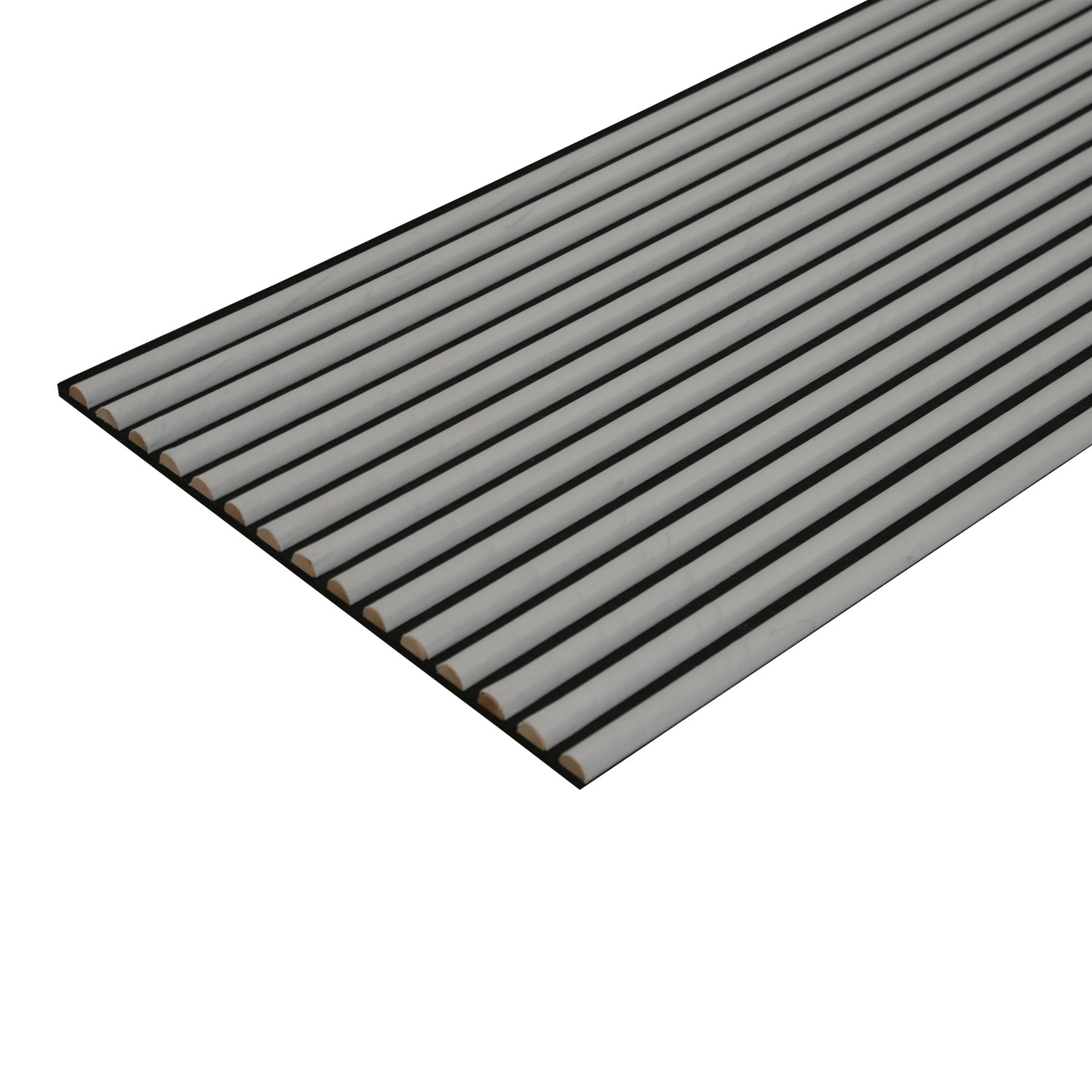 Velour Acoustic Wall Slatted 3D Panel Curved Slat - Picture 15 of 20