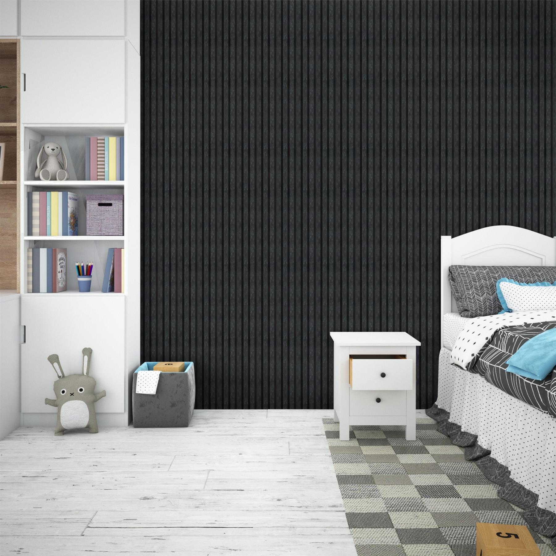 Tuda Grass Direct Acoustic Wall Slatted 3D Wood Veneer Panels Series 1 - Picture 4 of 20