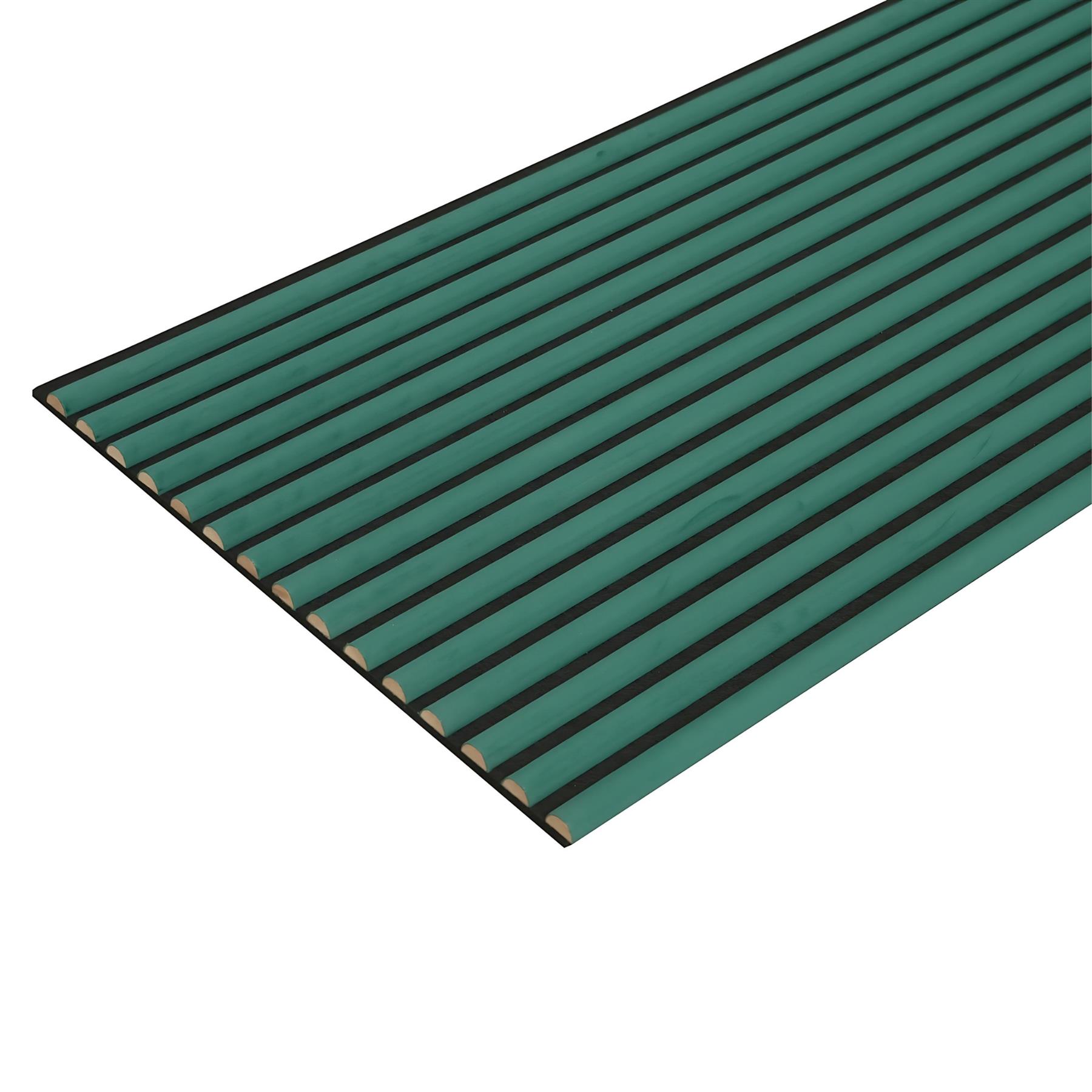 Velour Acoustic Wall Slatted 3D Panel Curved Slat - Picture 3 of 20
