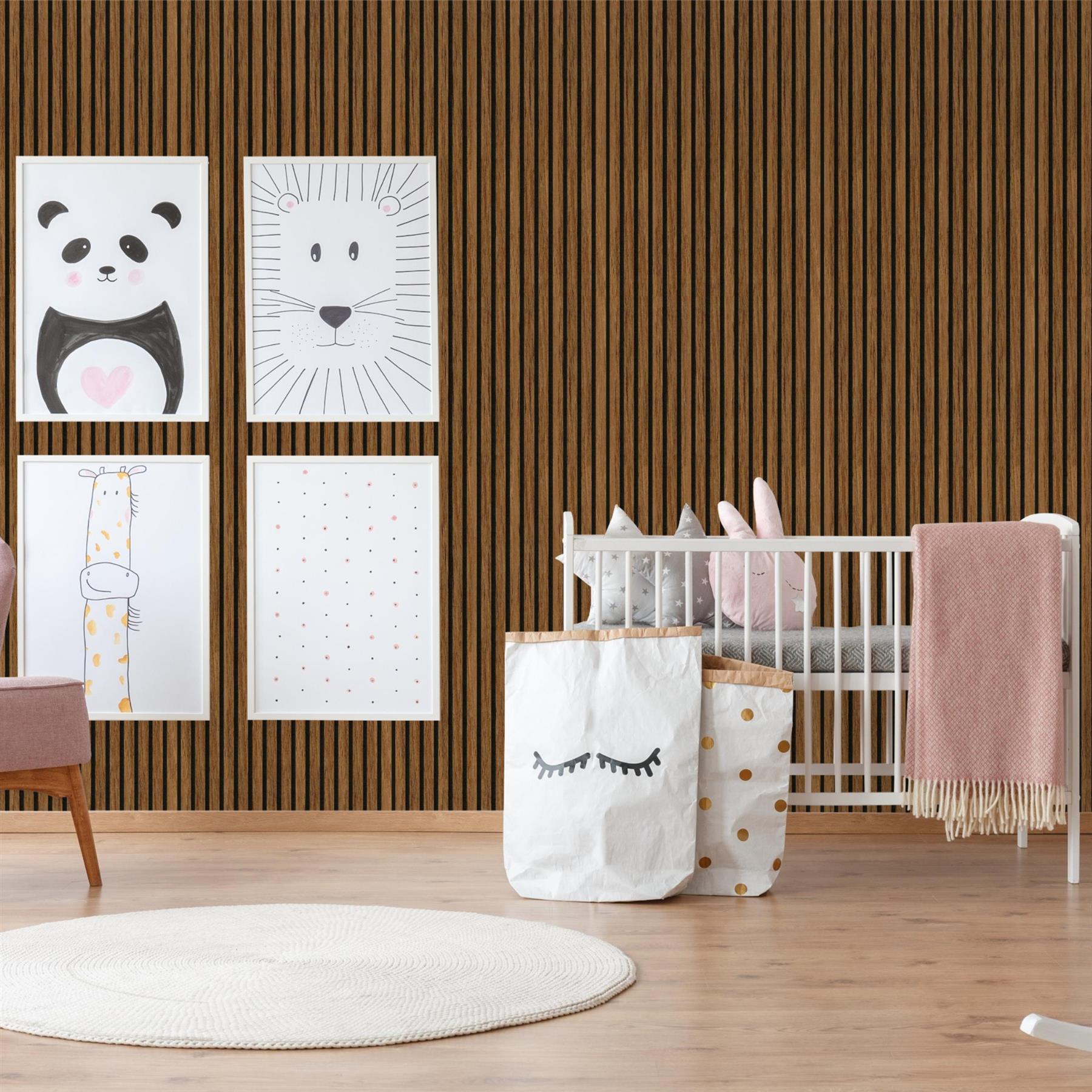 Tuda Grass Direct Acoustic Wall Slatted 3D Wood Veneer Panels Series 1 - Picture 7 of 20
