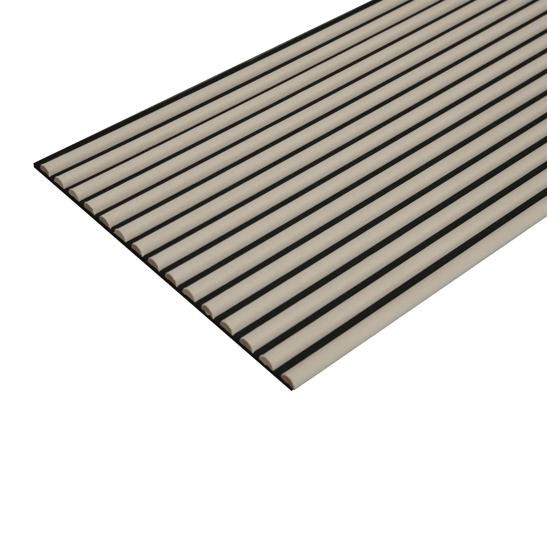 Velour Acoustic Wall Slatted 3D Panel Curved Slat - Picture 12 of 20