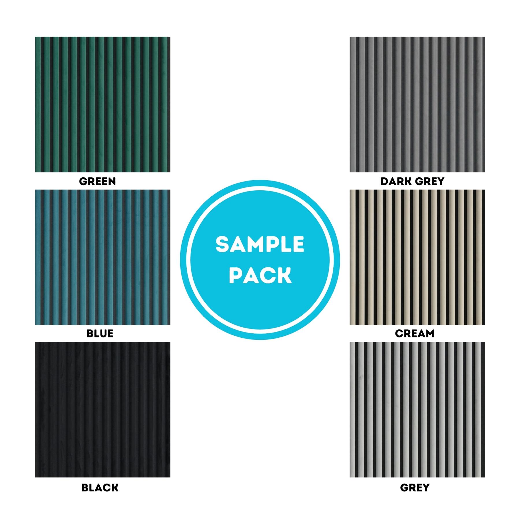 Velour Acoustic Wall Slatted 3D Panel Curved Slat - Picture 20 of 20
