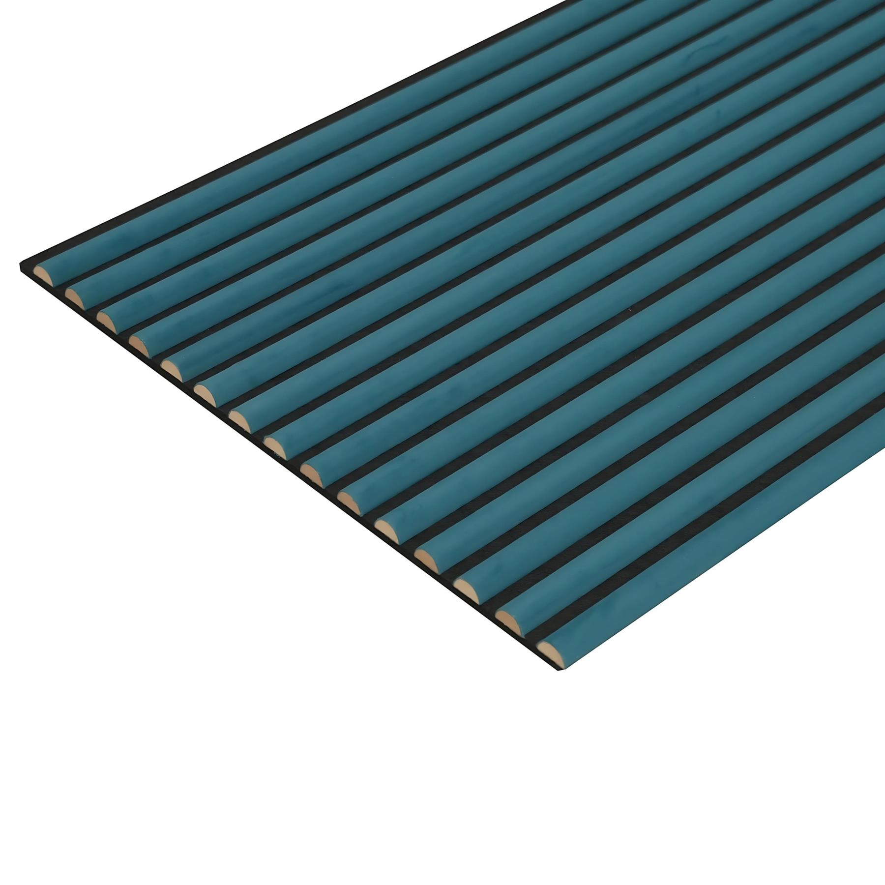 Velour Acoustic Wall Slatted 3D Panel Curved Slat - Picture 6 of 20