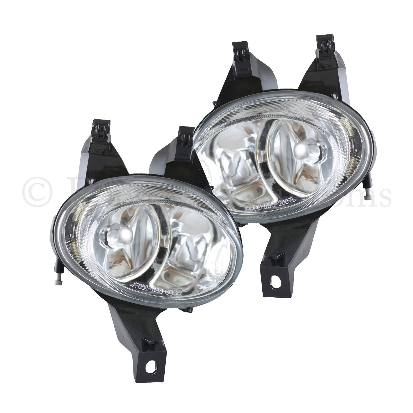 For Peugeot 206 7/2003 2009 Front Fog Light Lamps 1 Pair O/S And N/S