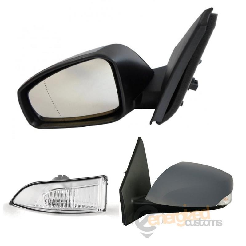 aftermarket Megane Mk3 2008-2016 Door Mirror Electric Primed O//S Driver Right