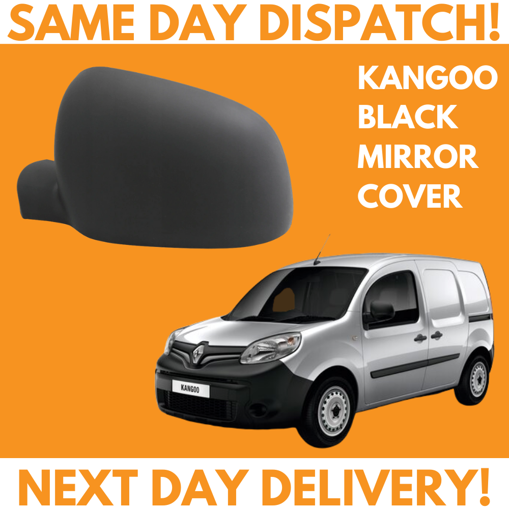For Renault Kangoo MK2 20132020 Wing Mirror Cover Black Left Side eBay