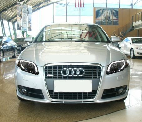 Audi A4 B7 2004 2008 Black Drl Light Bar Strip Projector