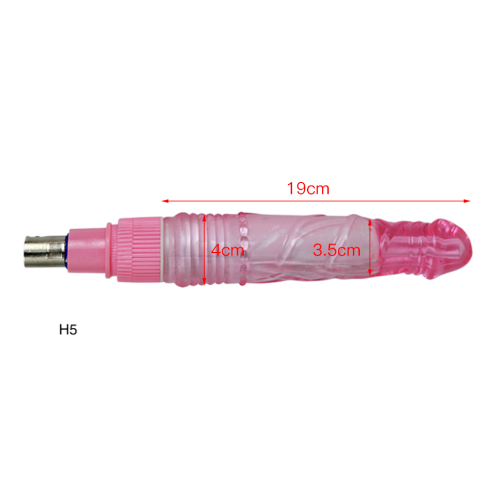 Sex Machine Gun Pink Thrusting Sex Toy Portable Vibrator Attachments UK Plug - Picture 10 of 17