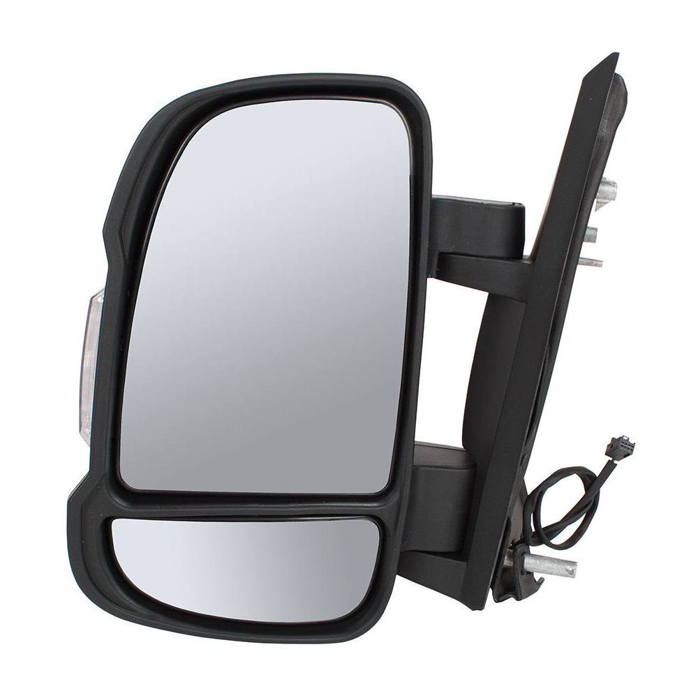 Citroen Relay 20062017 Short Arm Manual Black Wing Door Mirror