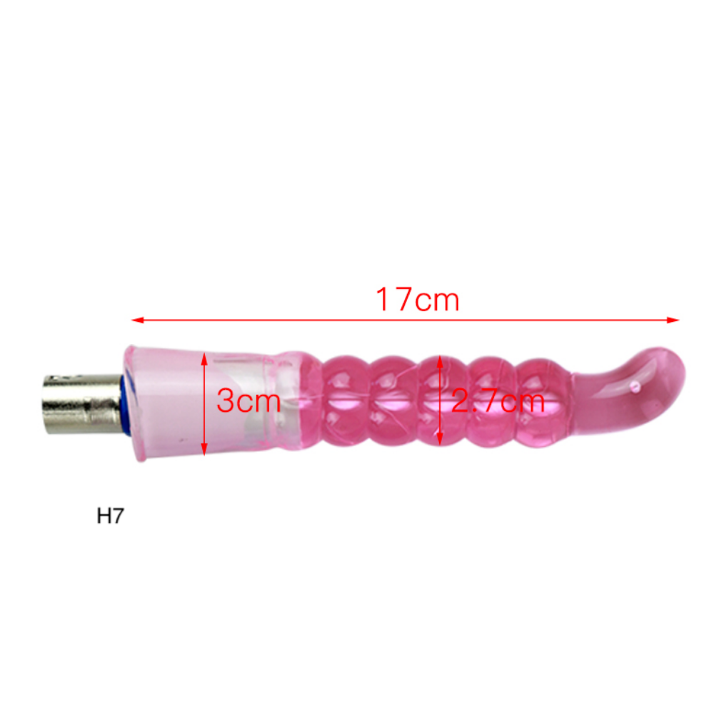 Sex Machine Gun Pink Thrusting Sex Toy Portable Vibrator Attachments UK Plug - Picture 9 of 17