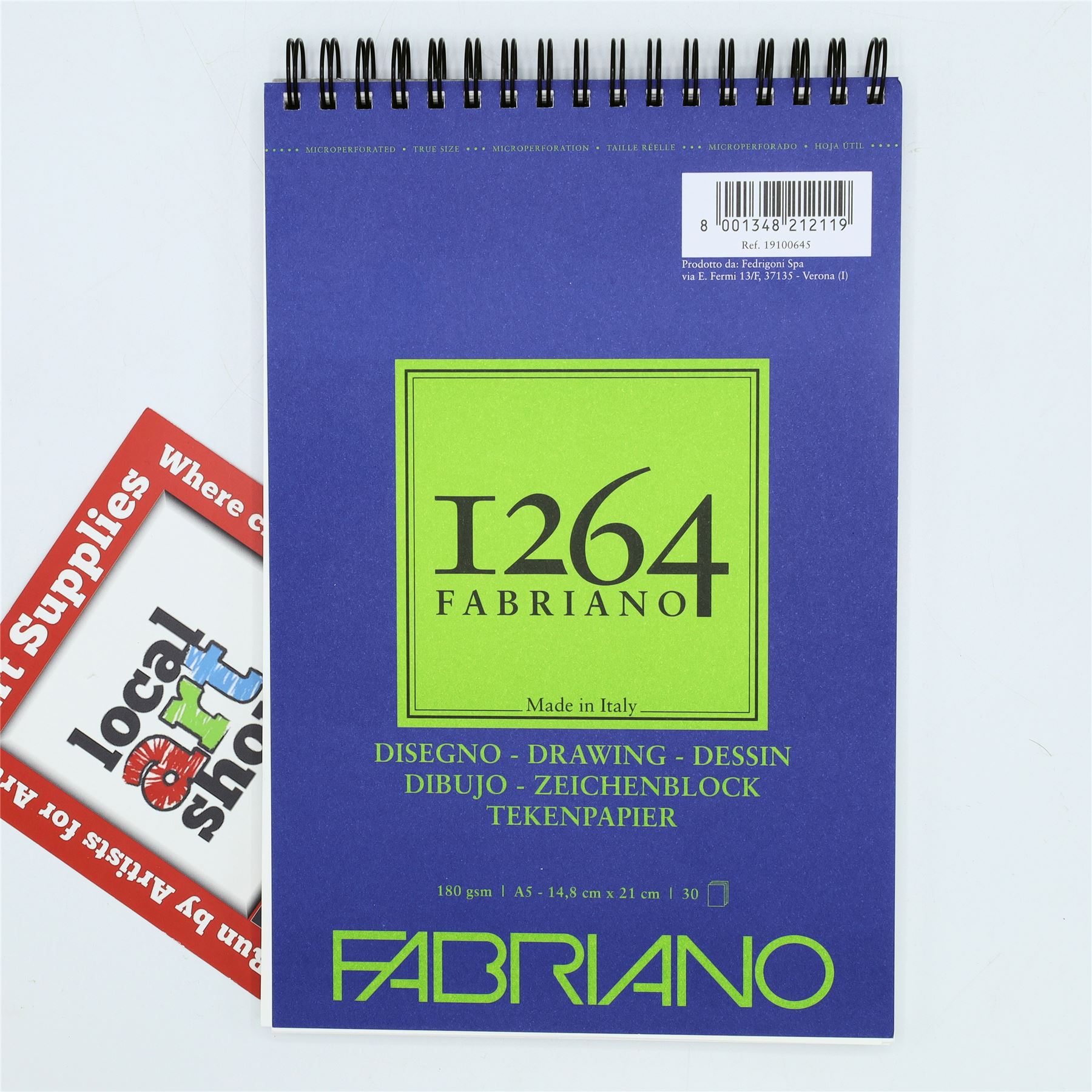 Fabriano 1264 drawing pad paper 180gsm spiral bound A4 A5 or A3 - Picture 16 of 17