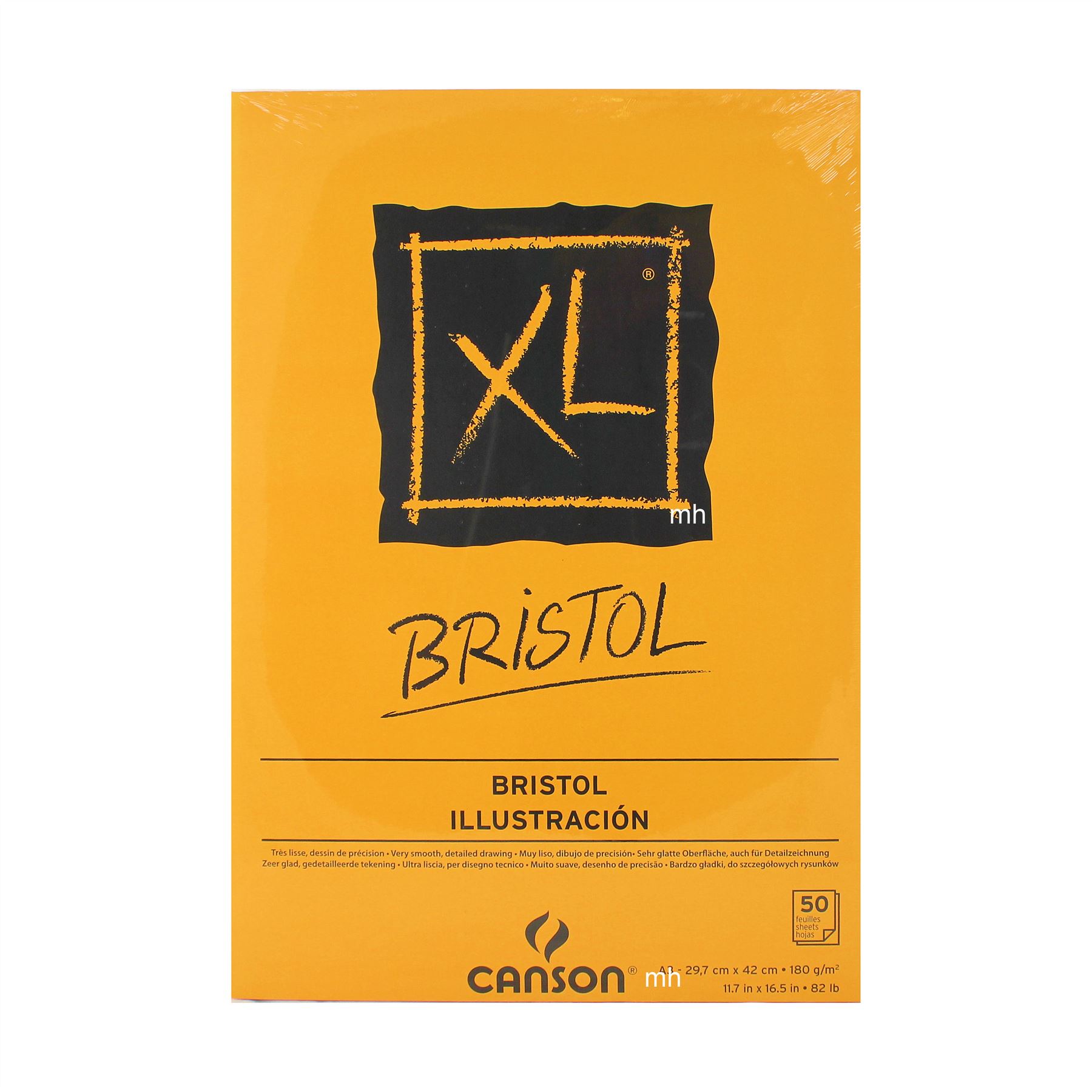Canson A4 XL Bristol Pad 50 Sheets A4 & A3 Size Available