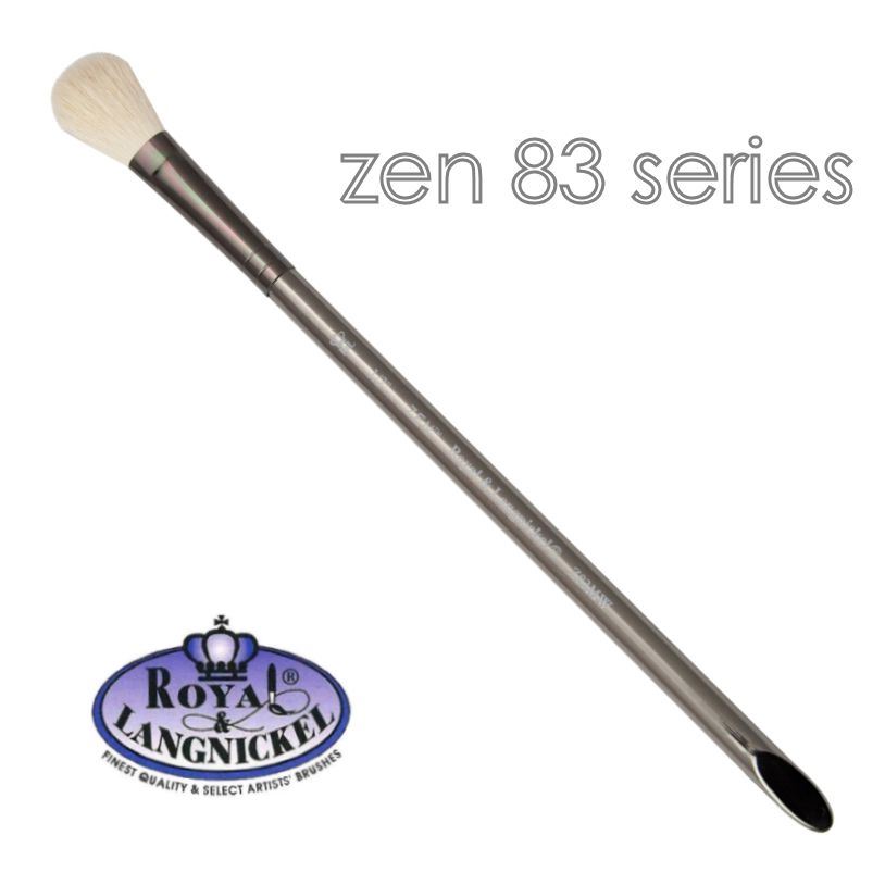 Artist acrylic watercolour brushes synthetic hair Royal & Langnickel Zen - Picture 35 of 37