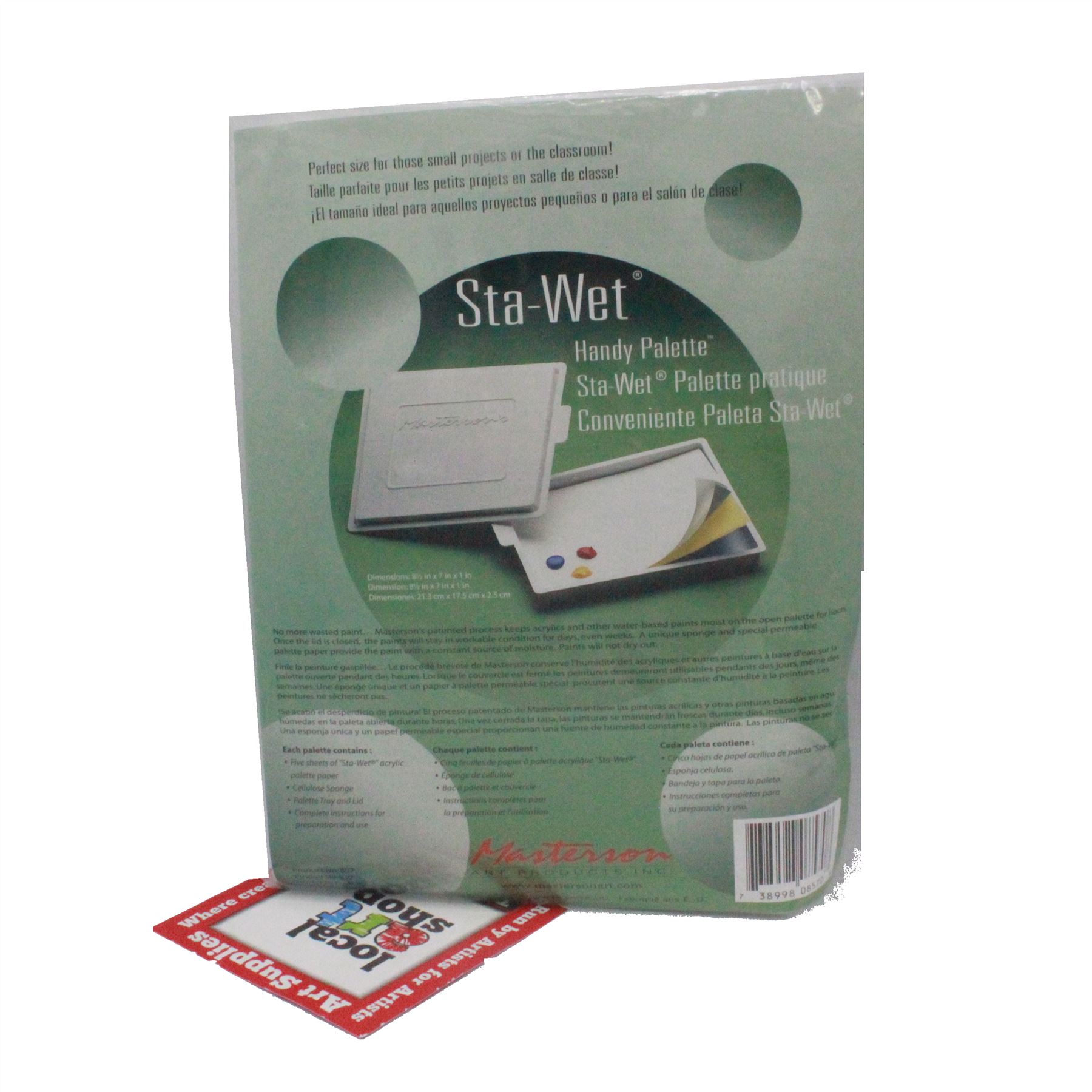 StaWet Handy Palette (Stay Wet, Sta Wet) Masterson Painters Handy