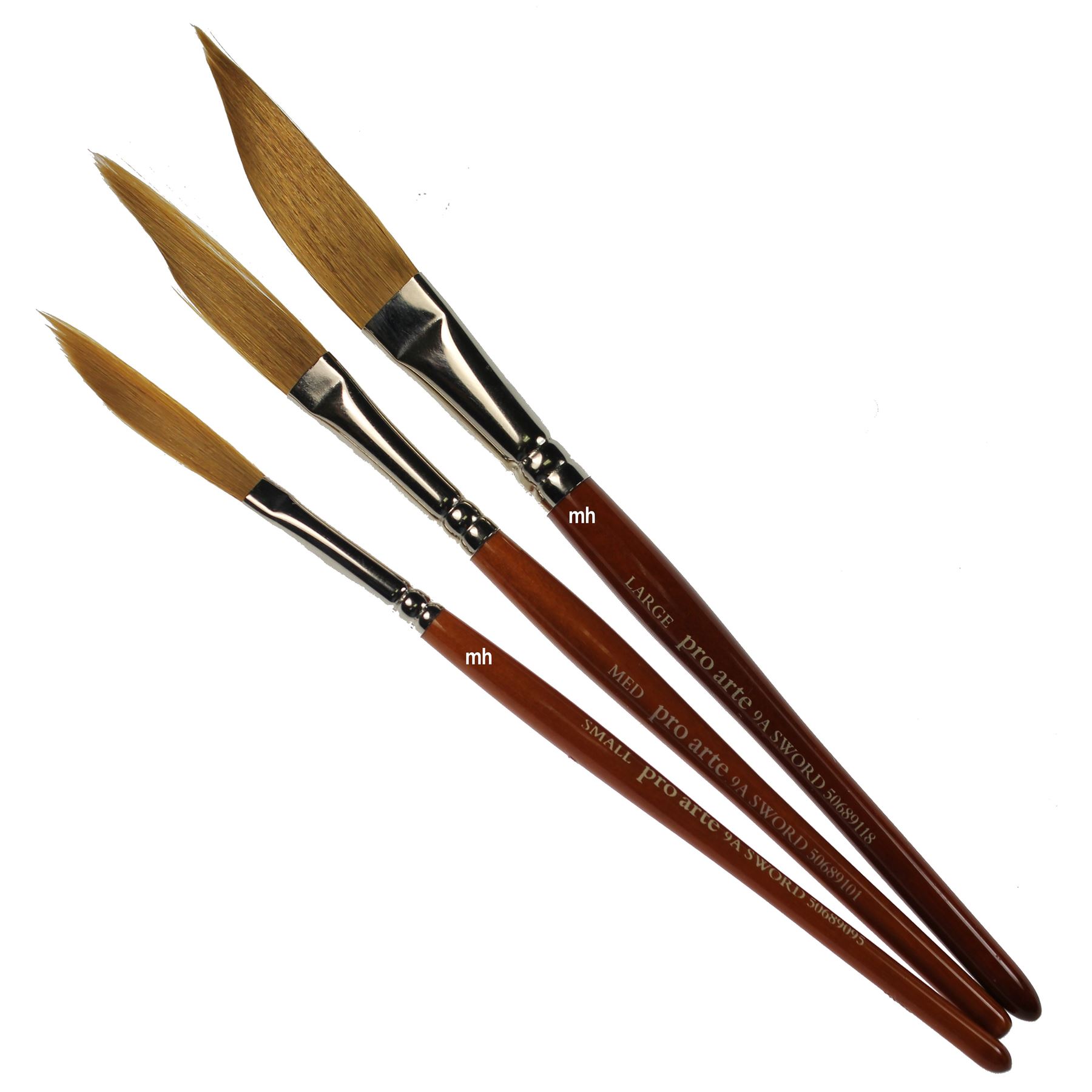 Pro Arte Series 9A rolene Sword Liners Brush Artists watercolour