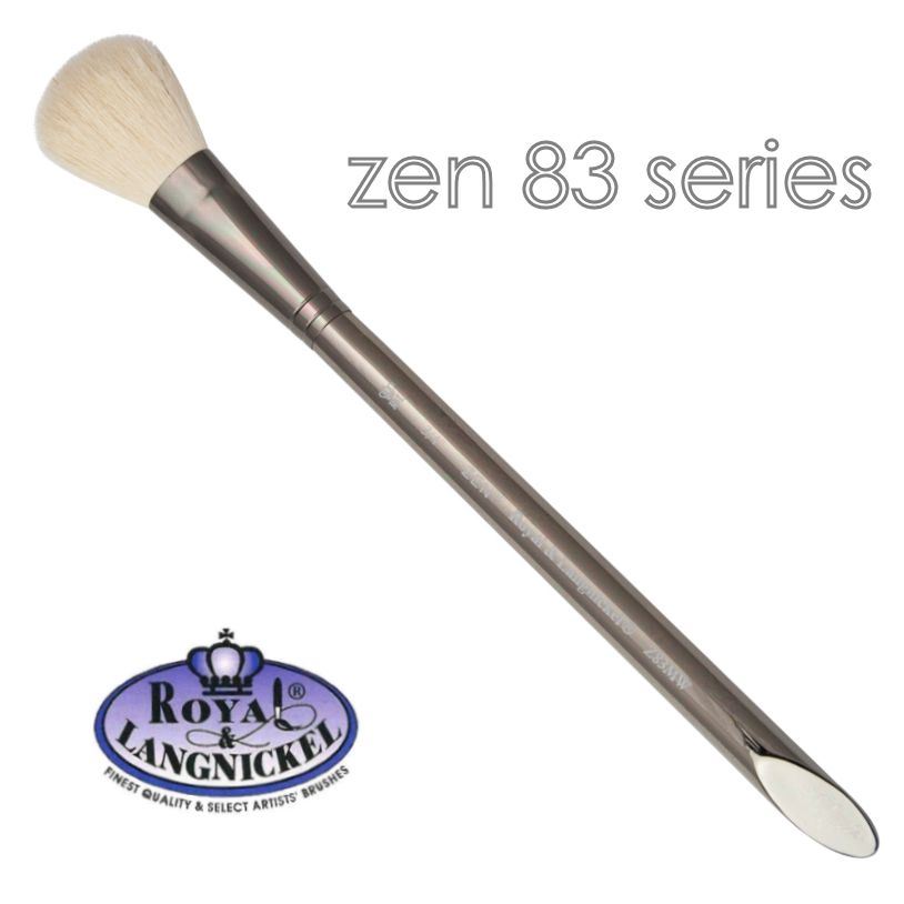 Artist acrylic watercolour brushes synthetic hair Royal & Langnickel Zen - Picture 36 of 37