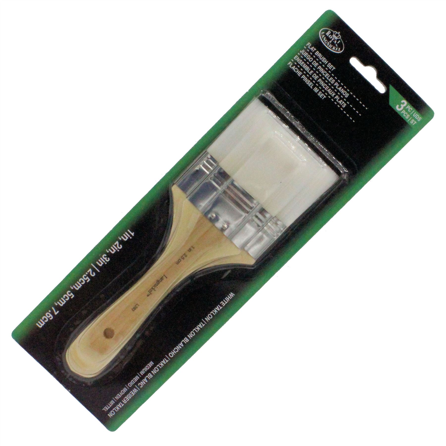 Large area brushes 1" 2" 3" artists paint brush sets inches Wash Firm Soft - Picture 20 of 20