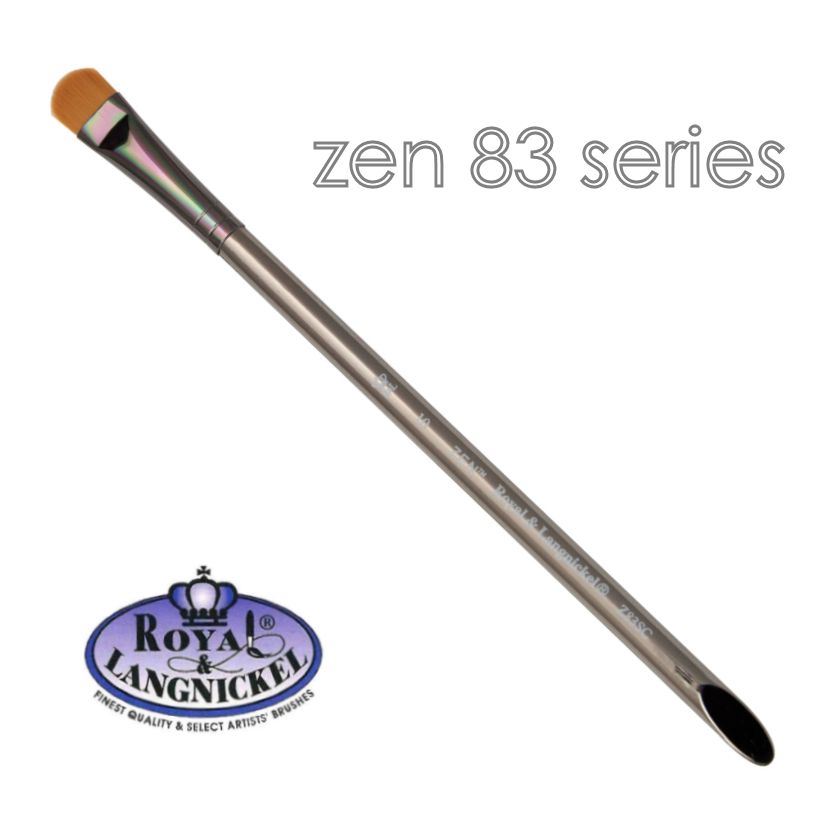 Artist acrylic watercolour brushes synthetic hair Royal & Langnickel Zen - Picture 31 of 37