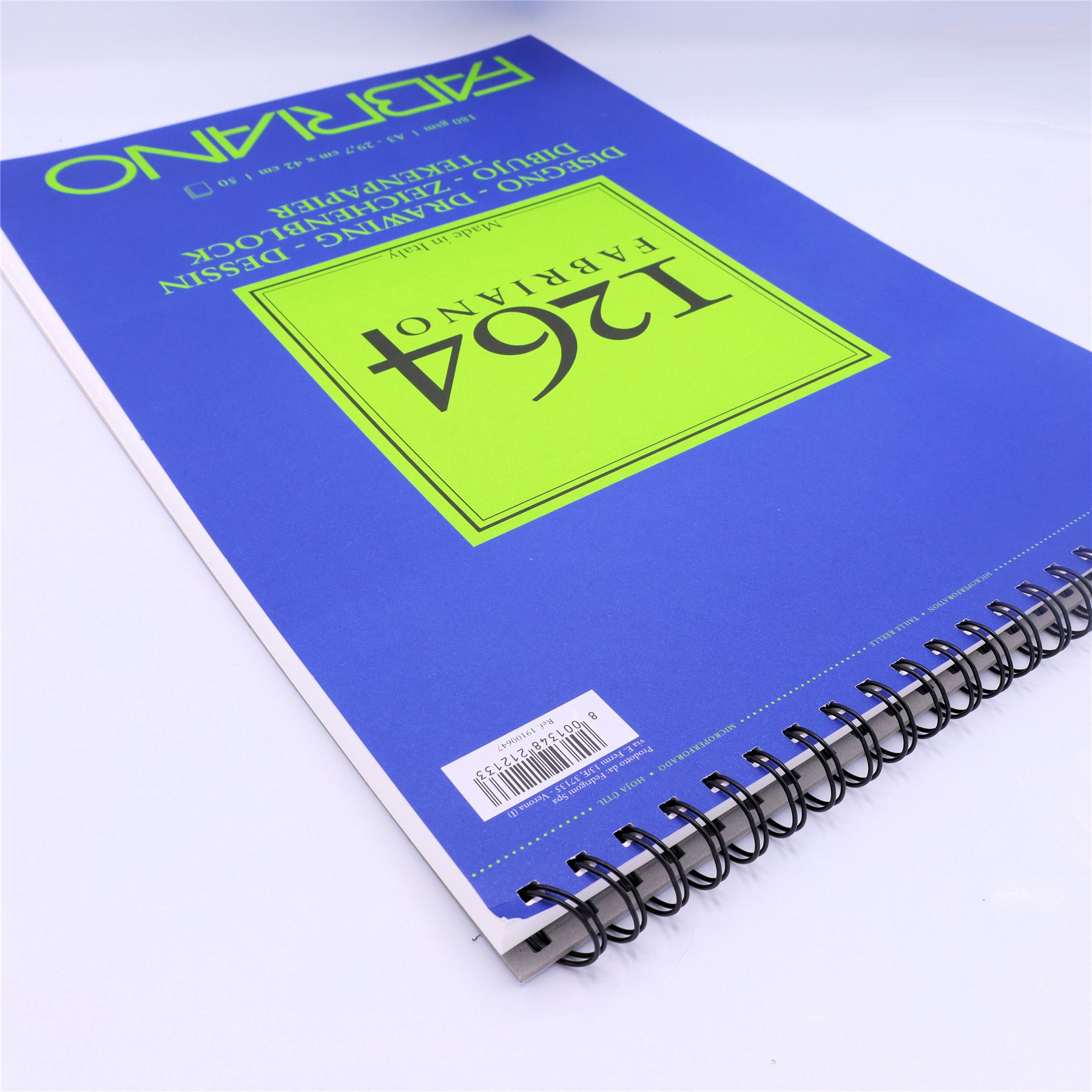 Fabriano 1264 drawing pad paper 180gsm spiral bound A4 A5 or A3 - Picture 8 of 17