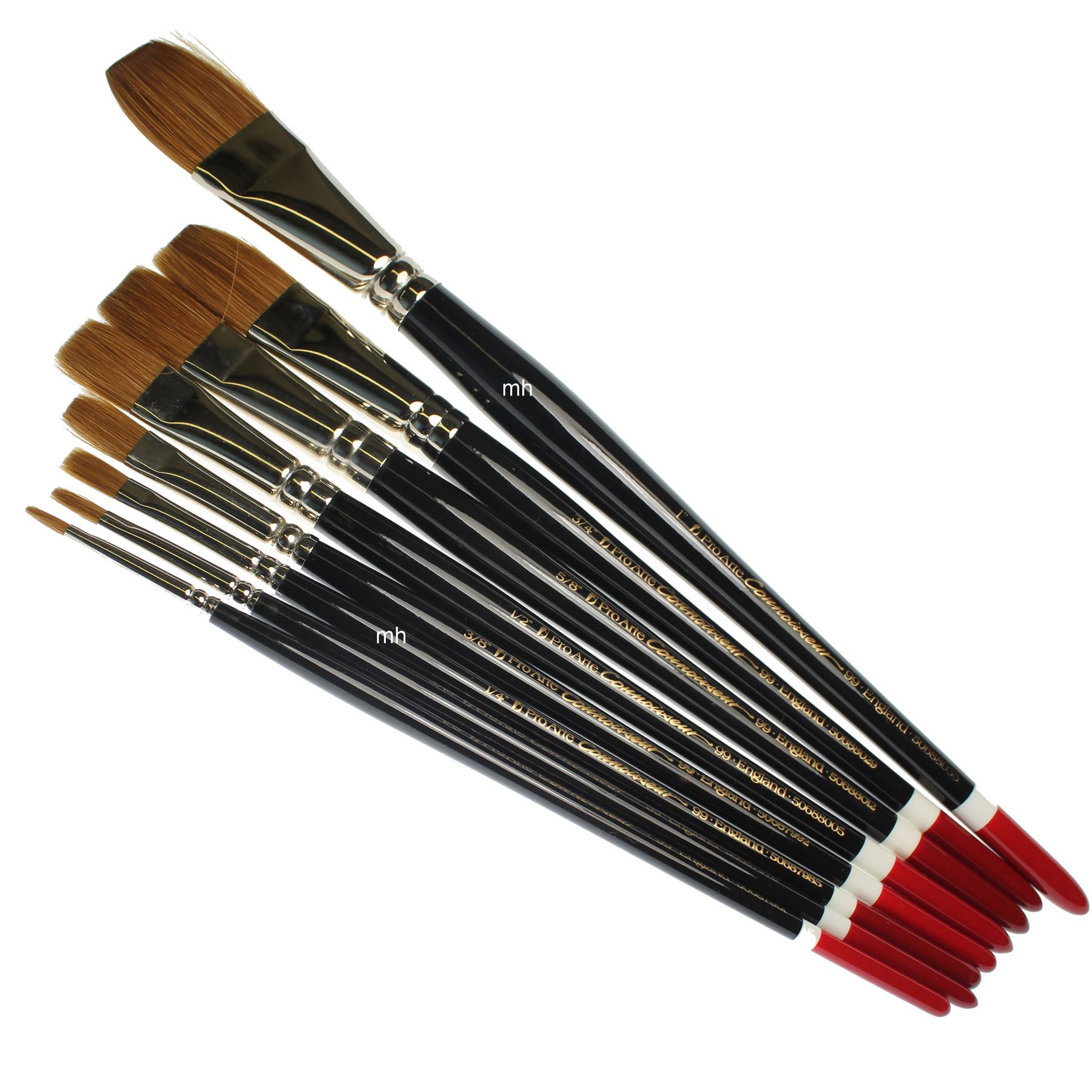 Pro Arte series 99 Brushes Connoisseur One Stroke watercolour paint