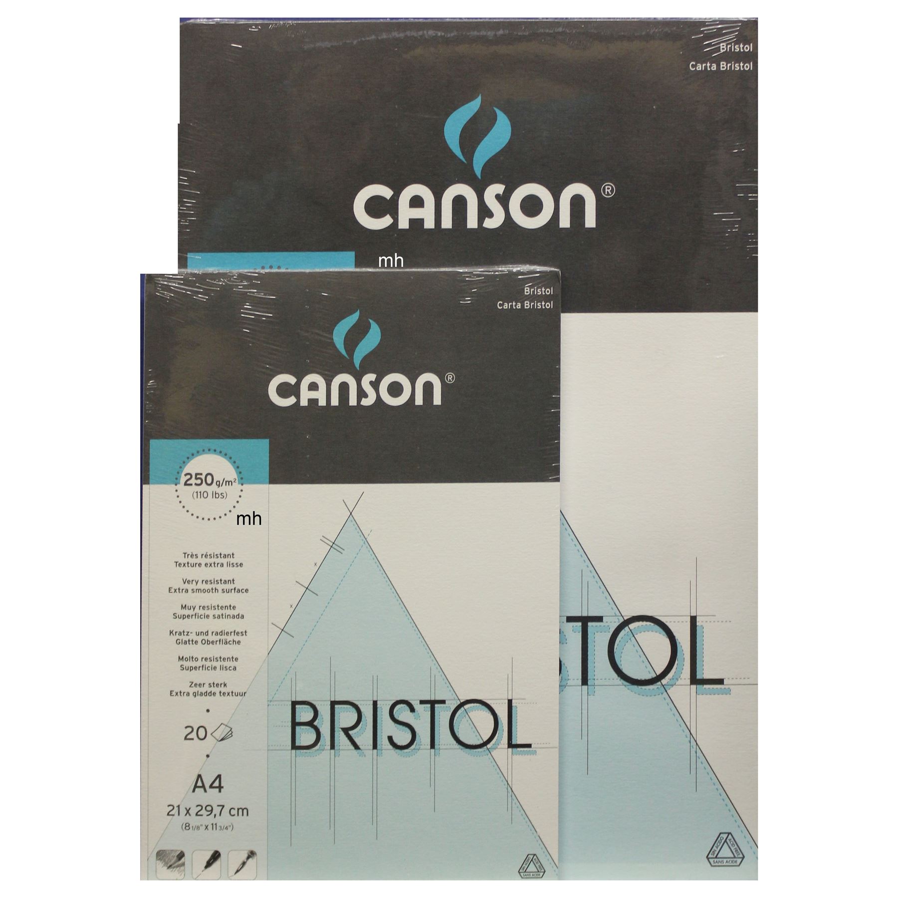 Canson Bristol Graphic Pad Paper 250gsm A4 689238915852 eBay