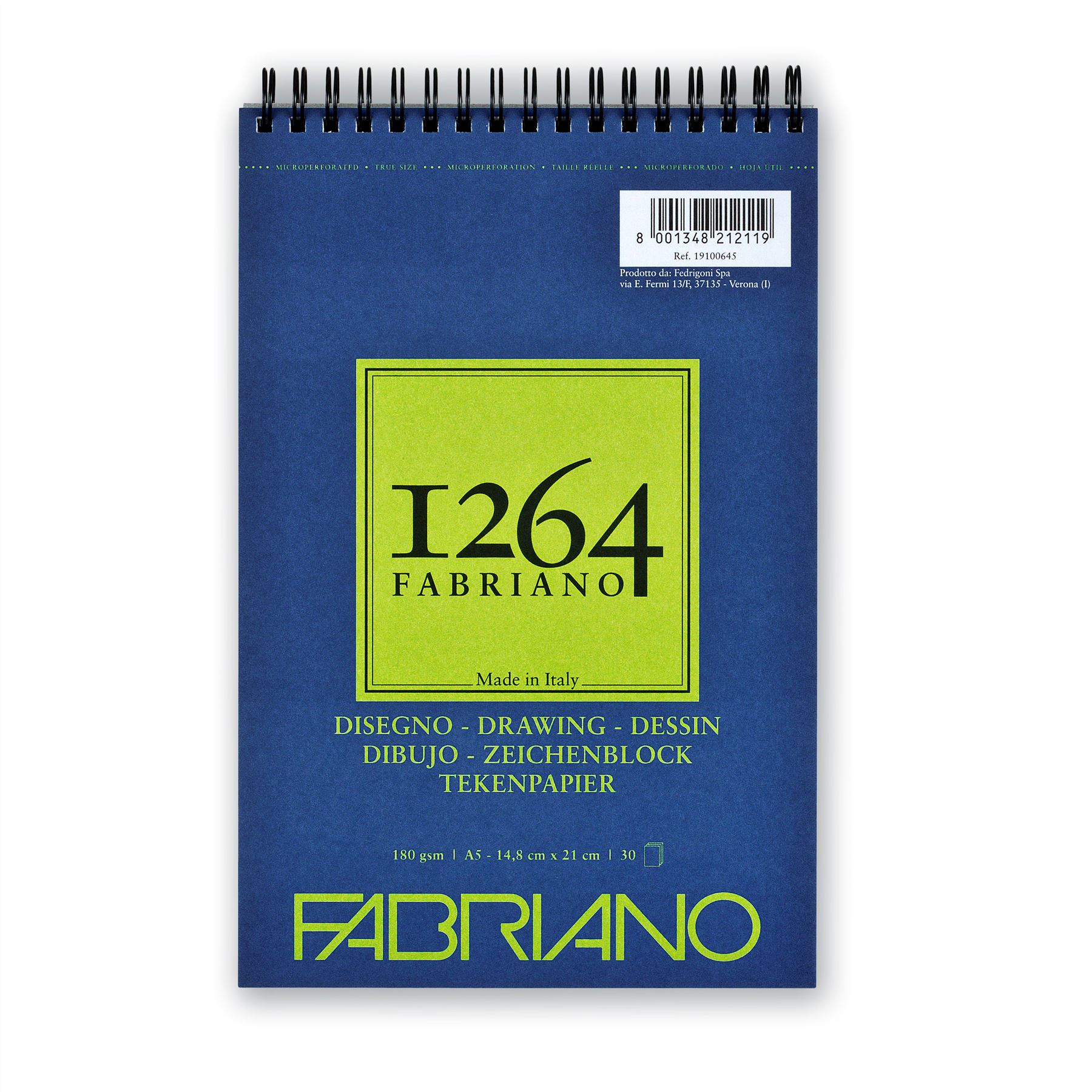 Fabriano 1264 drawing pad paper 180gsm spiral bound A4 A5 or A3 - Picture 14 of 17