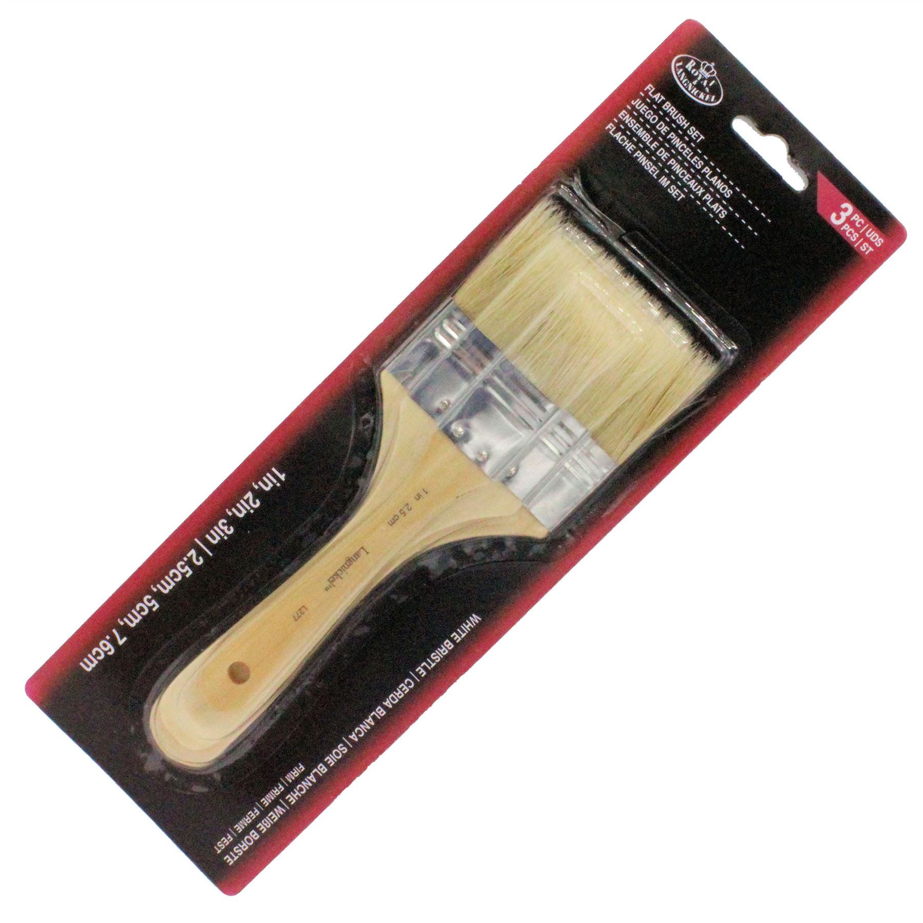 Large area brushes 1" 2" 3" artists paint brush sets inches Wash Firm Soft - Picture 6 of 20