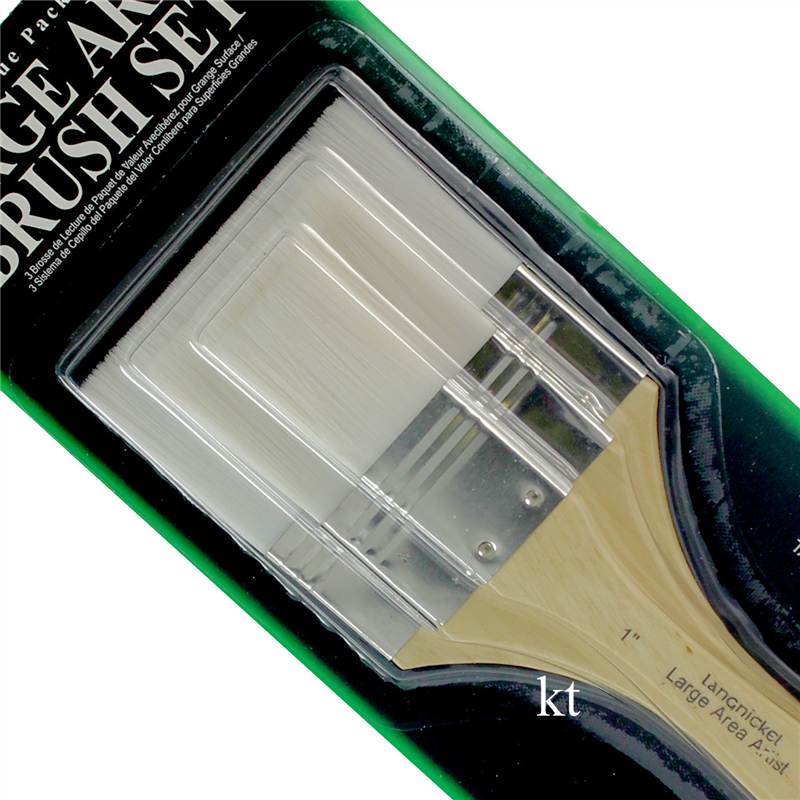 Large area brushes 1" 2" 3" artists paint brush sets inches Wash Firm Soft - Picture 19 of 20