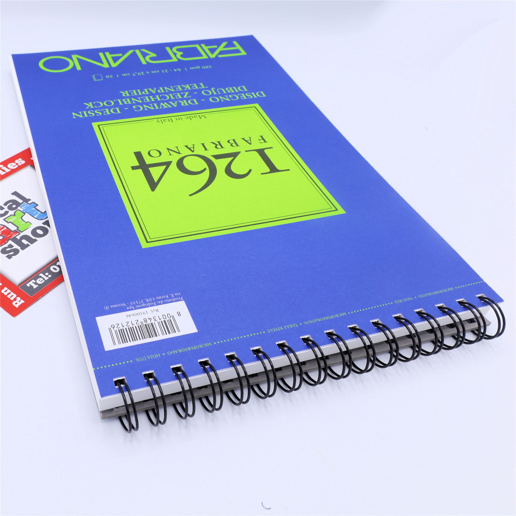 Fabriano 1264 drawing pad paper 180gsm spiral bound A4 A5 or A3 - Picture 10 of 17