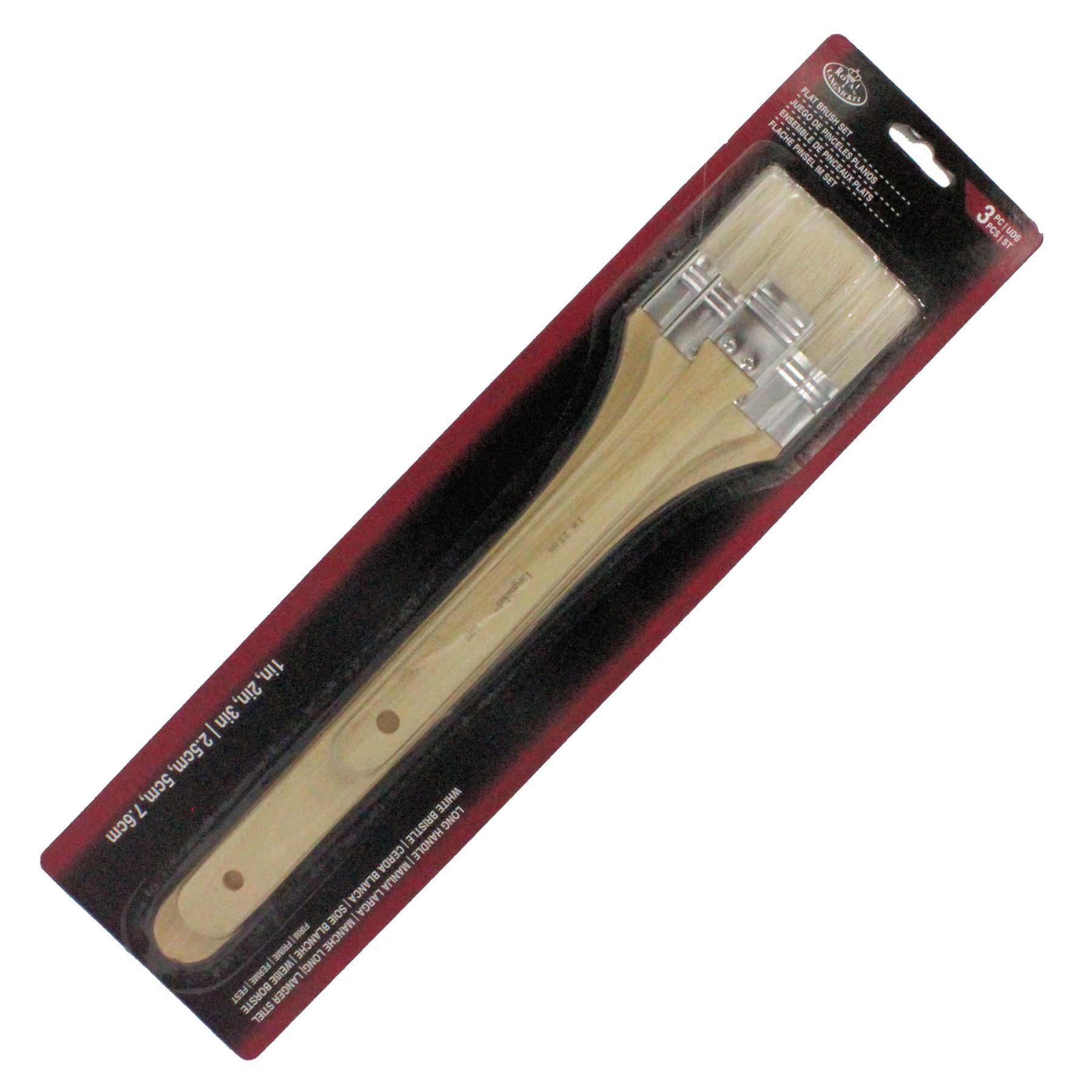 Large area brushes 1" 2" 3" artists paint brush sets inches Wash Firm Soft - Picture 12 of 20