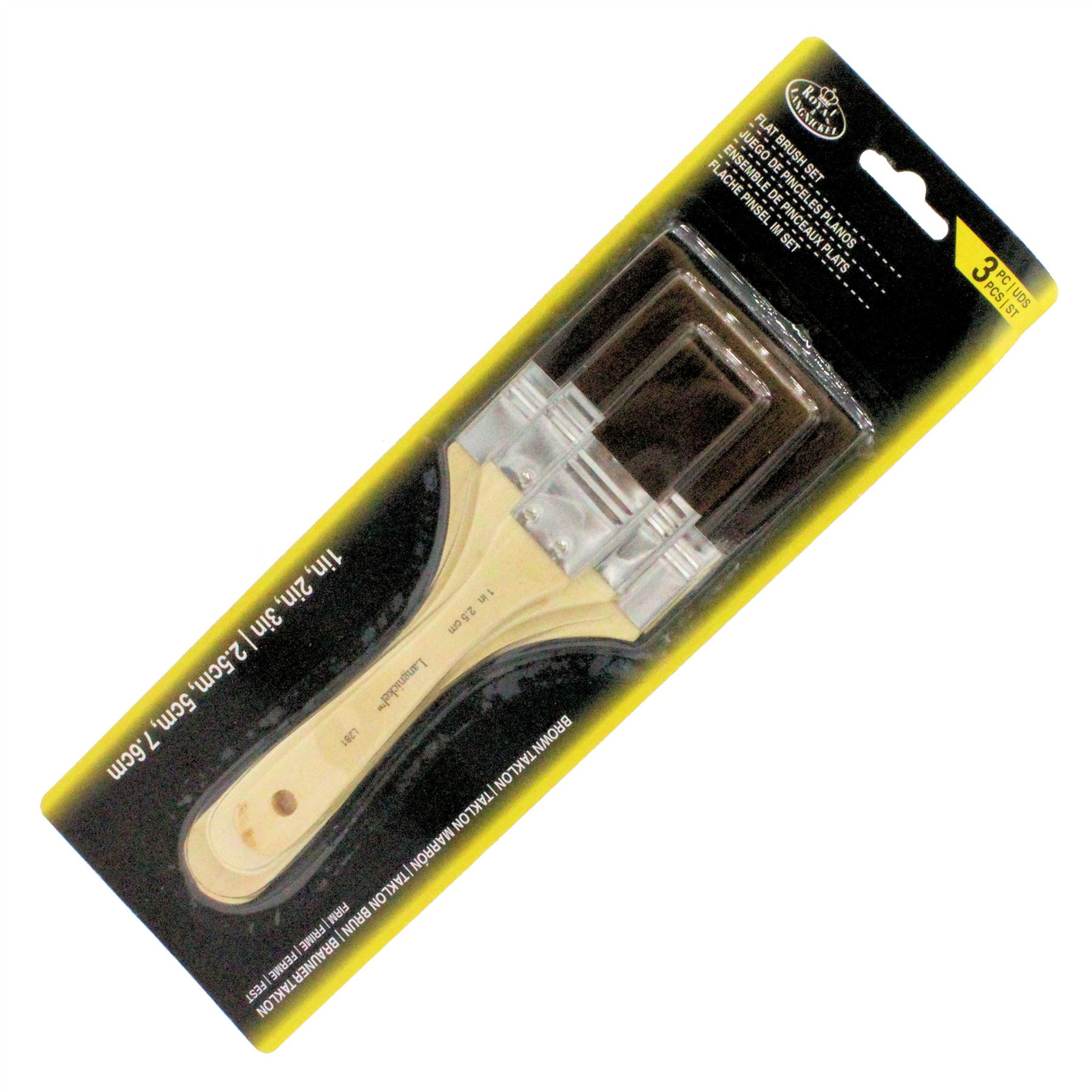 Large area brushes 1" 2" 3" artists paint brush sets inches Wash Firm Soft - Picture 16 of 20