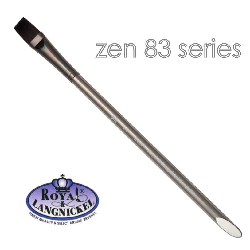 Artist acrylic watercolour brushes synthetic hair Royal & Langnickel Zen - Picture 32 of 37