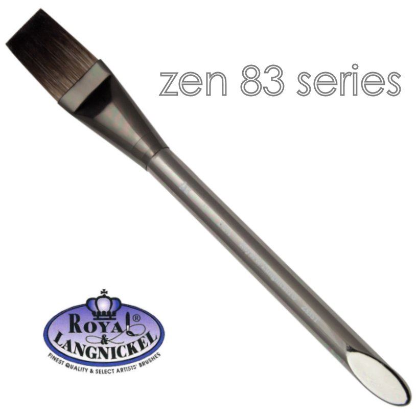 Artist acrylic watercolour brushes synthetic hair Royal & Langnickel Zen - Picture 25 of 37