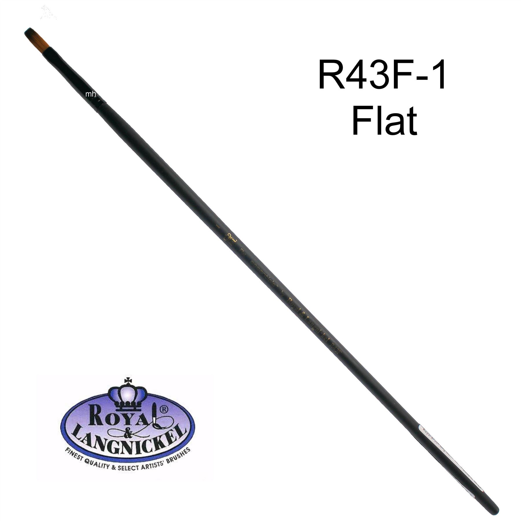 Royal & Langnickel Essential Synthetic Taklon Paint Brushes long Assorted Sizes