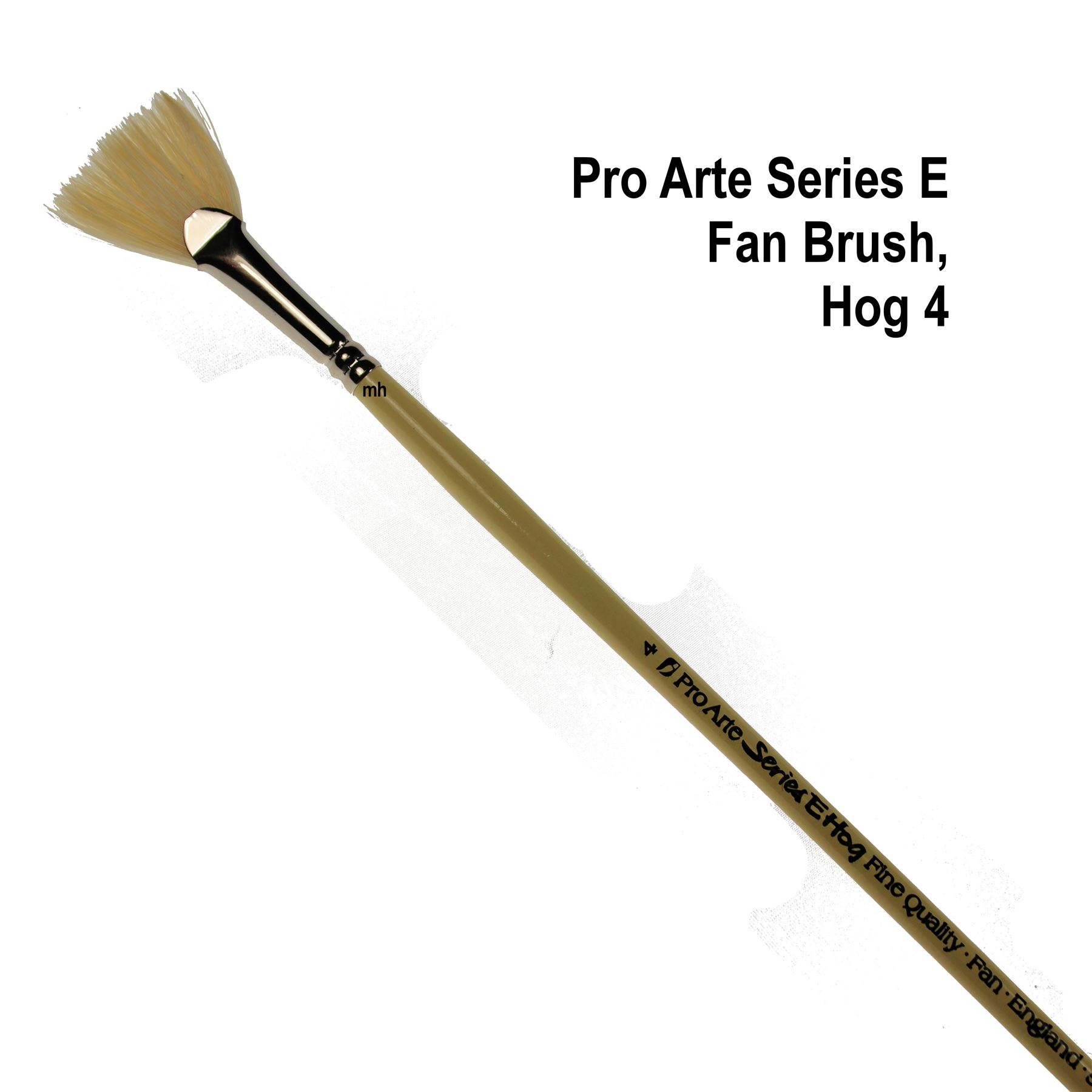 Pro Arte Seres E Fan Brushes Oil Acrylic Paint Brush Hog Hair Single