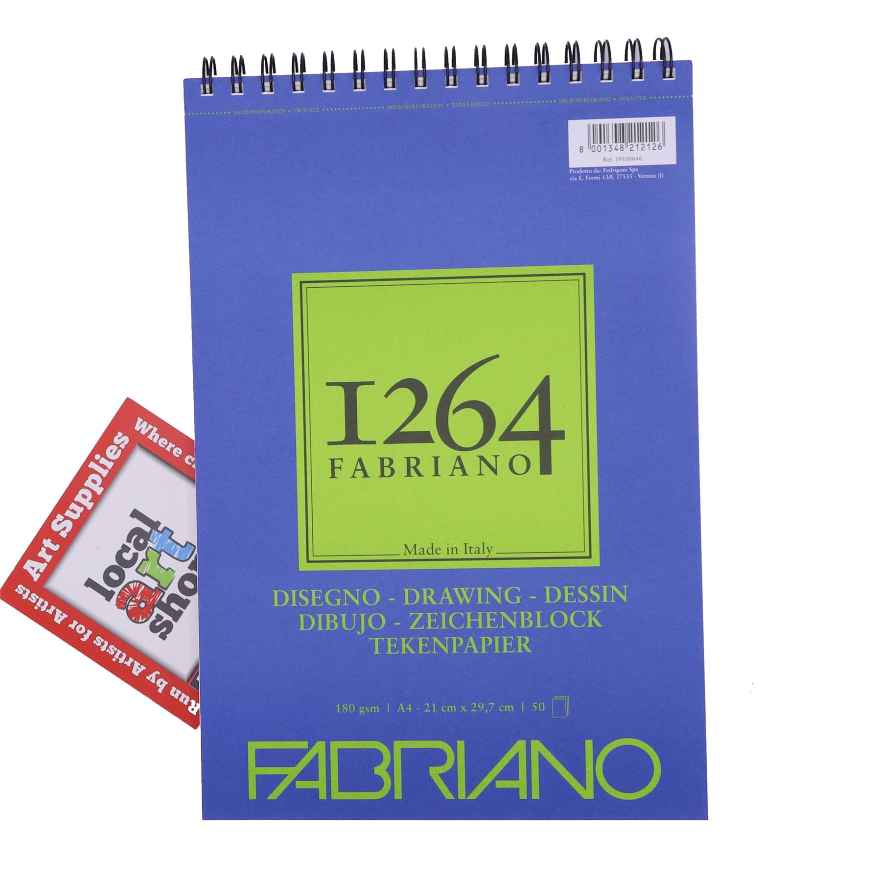 Fabriano 1264 drawing pad paper 180gsm spiral bound A4 A5 or A3 - Picture 13 of 17