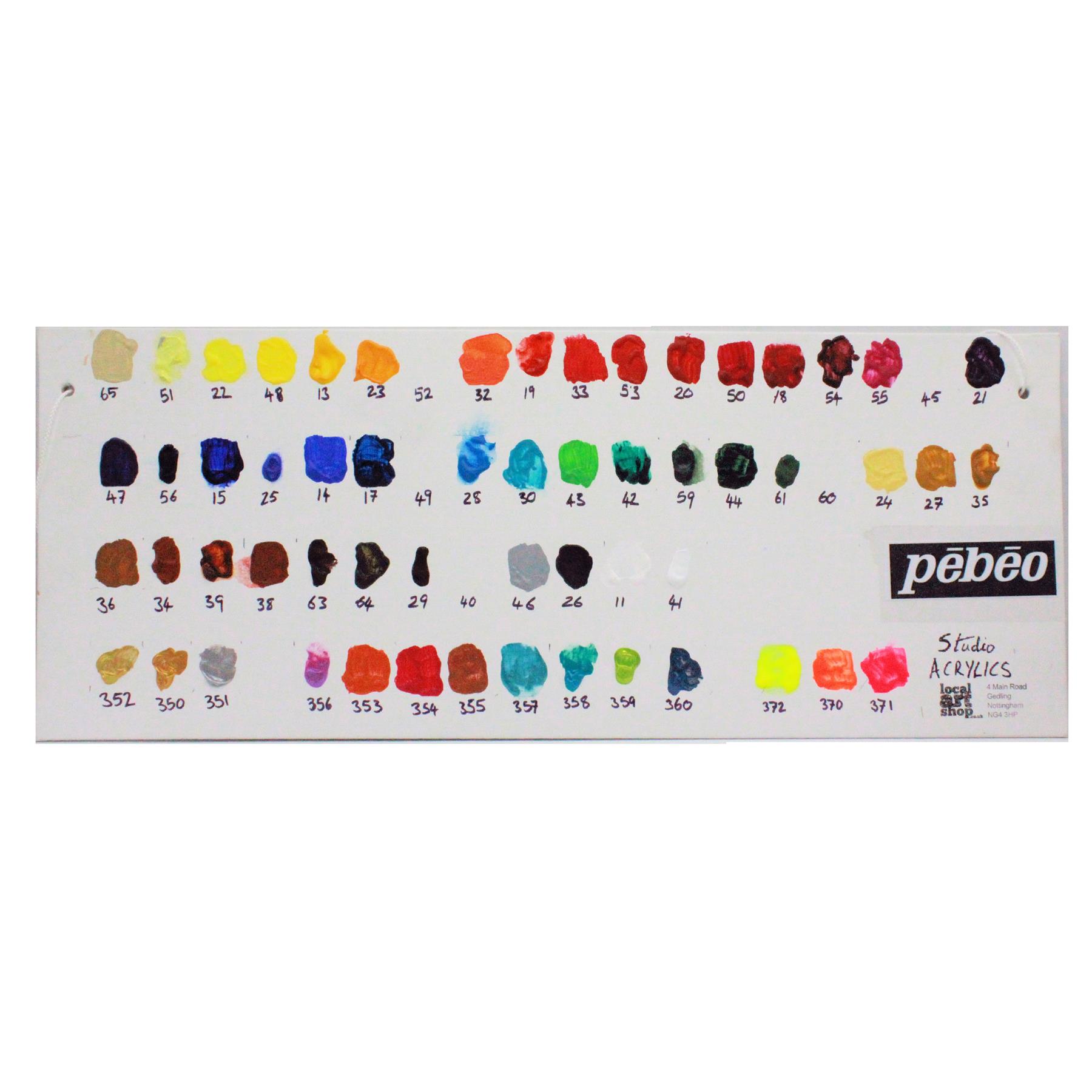 fluorescent acrylic paint art craft artists heavy body pebeo studio